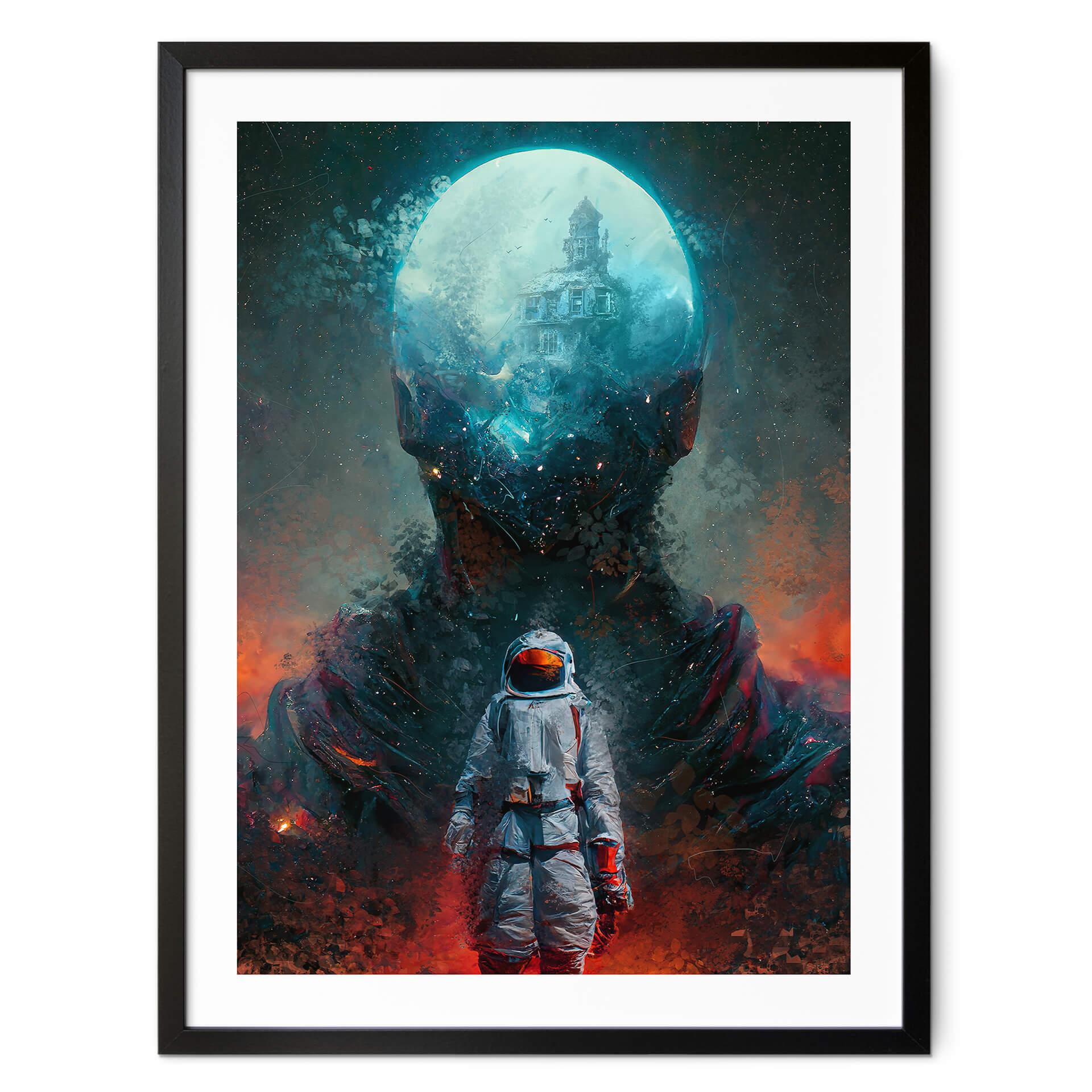 Poster Heine - Astronaut på resa - Astro Cruise