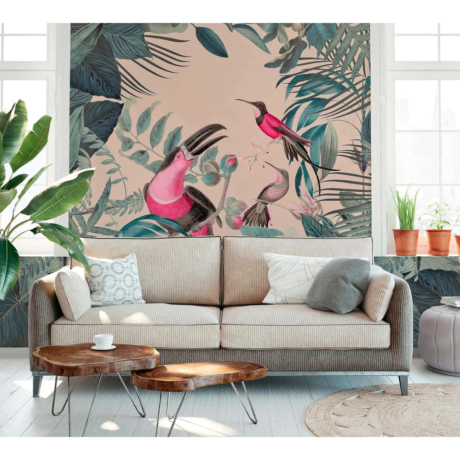 Livingwalls Fotobehang ARTist Toucan Paradise