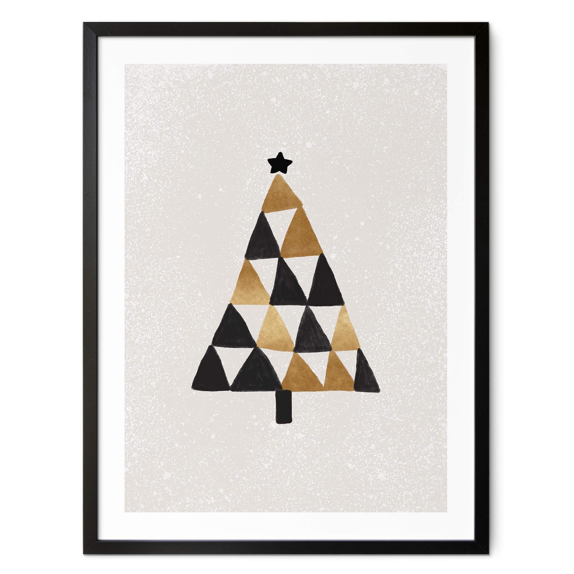 Plakat Orara Studio - Geometrical Christmas Tree