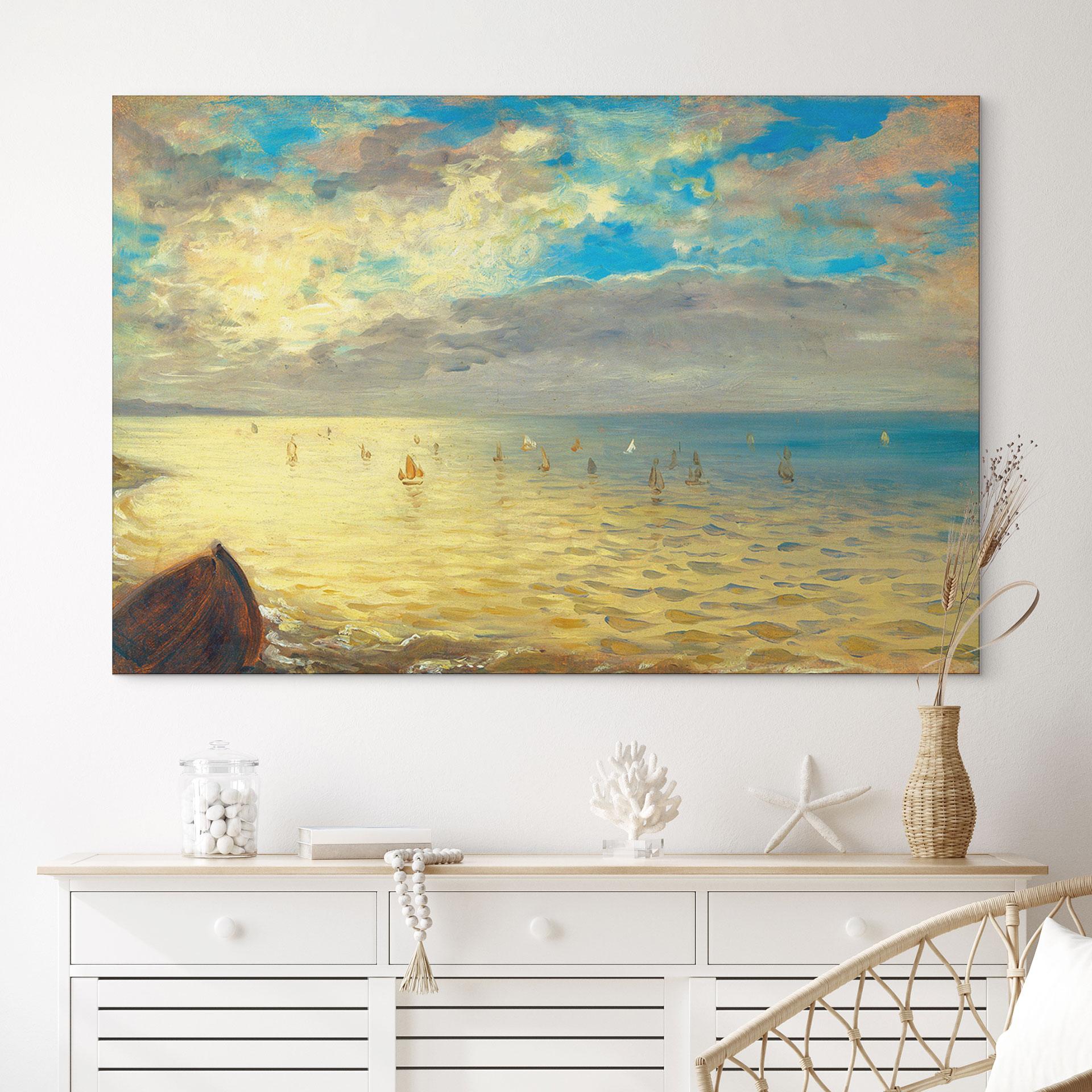 Wandbild Das Meer - Delacroix - Alu-Dibond