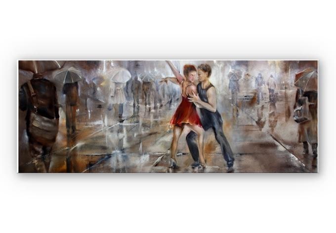 Wanddecoratie Schmucker - It's raining again - panorama