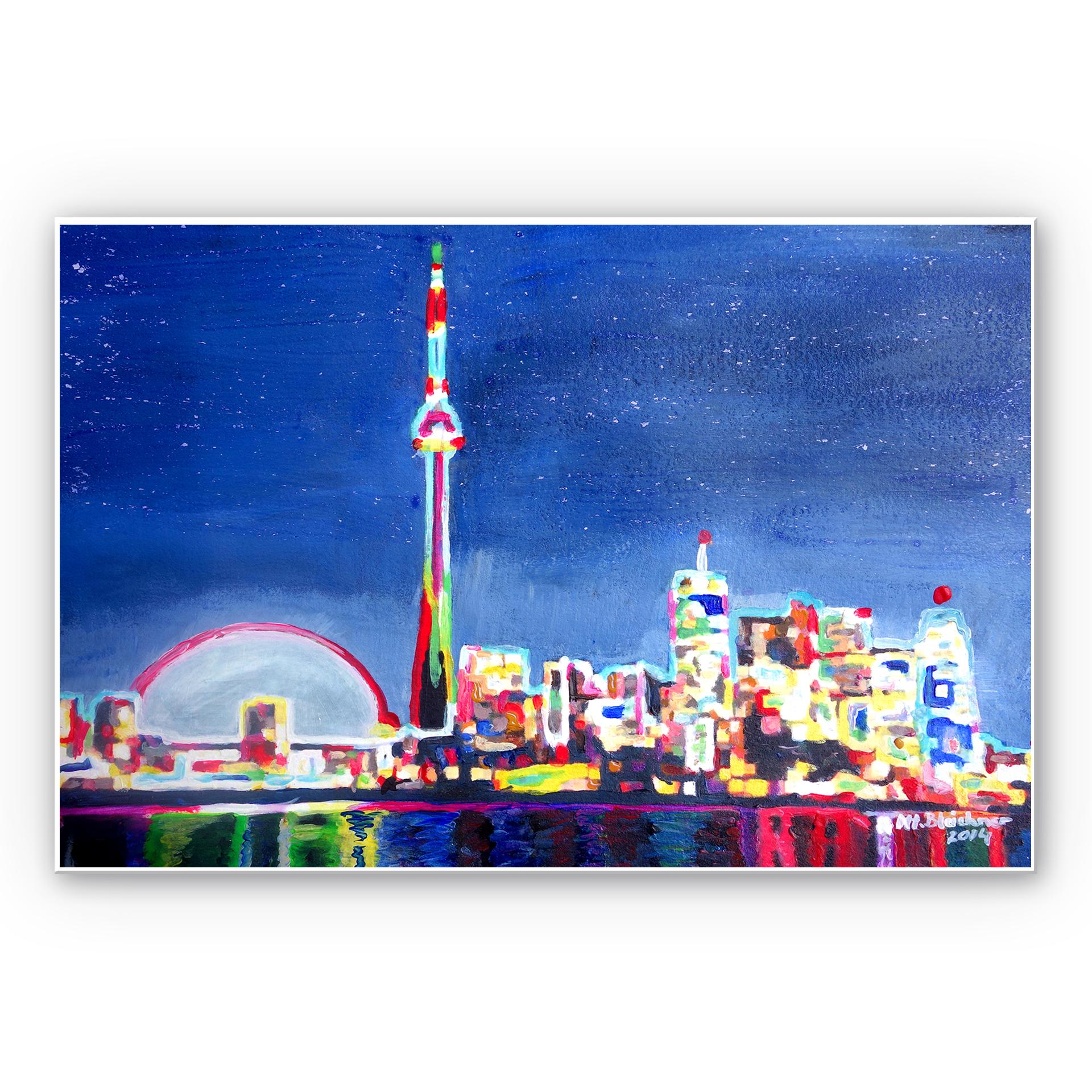 Tableau Forex - Bleichner - Toronto à la lueur des néons
