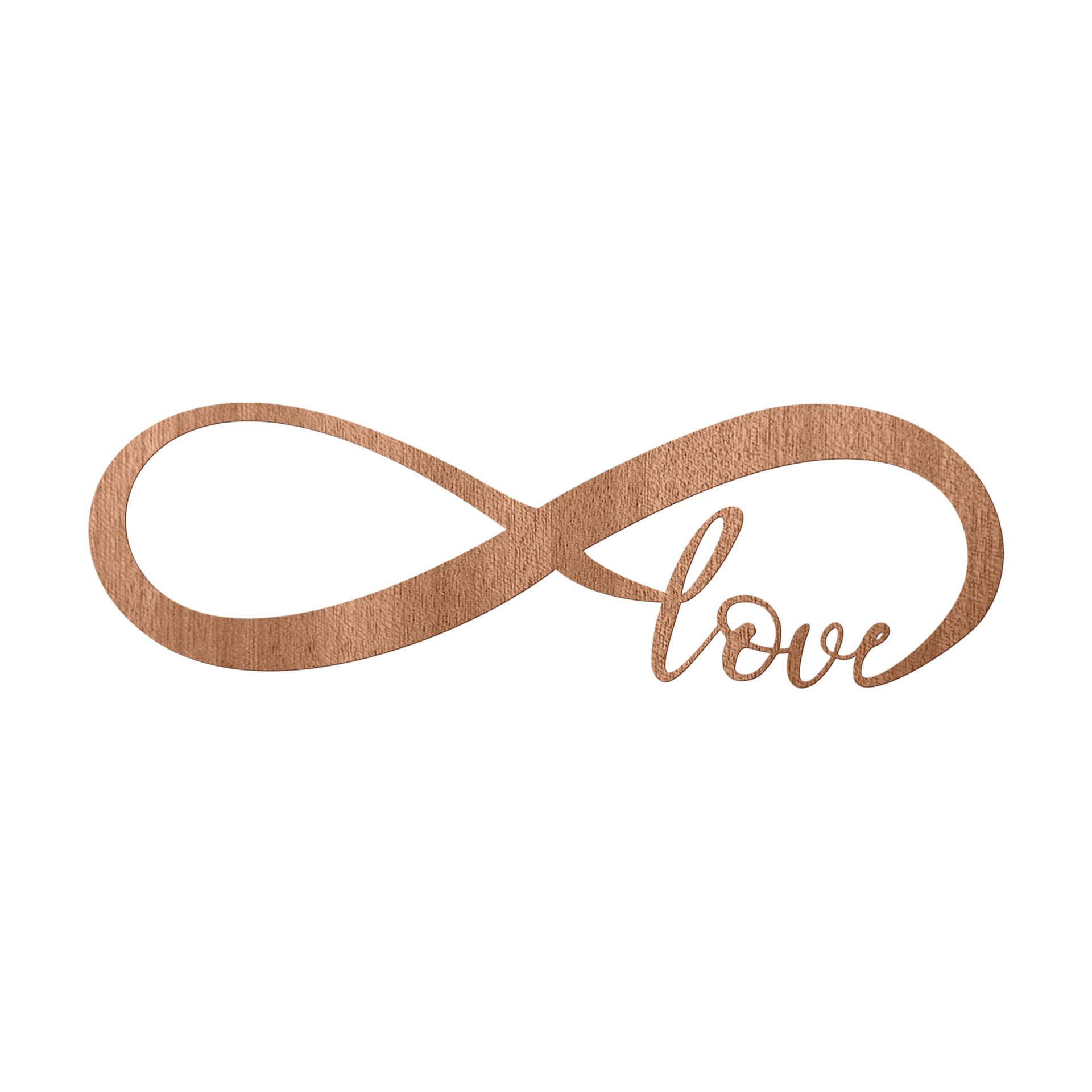 Decorazione in mogano - Amore per sempre