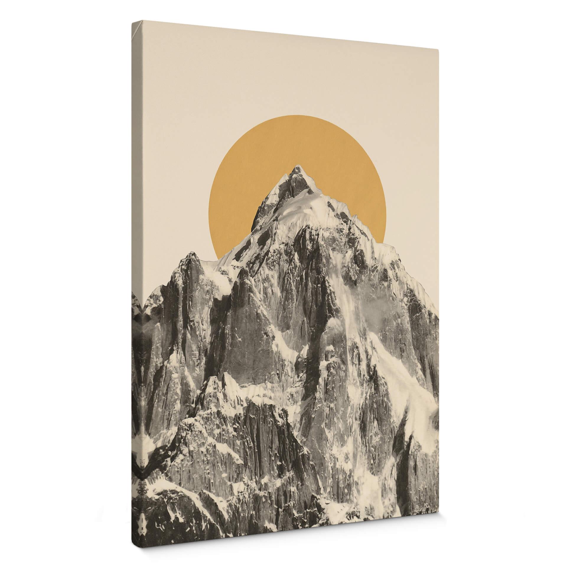 Lærredsprint - Bodart - Sun and Mountain