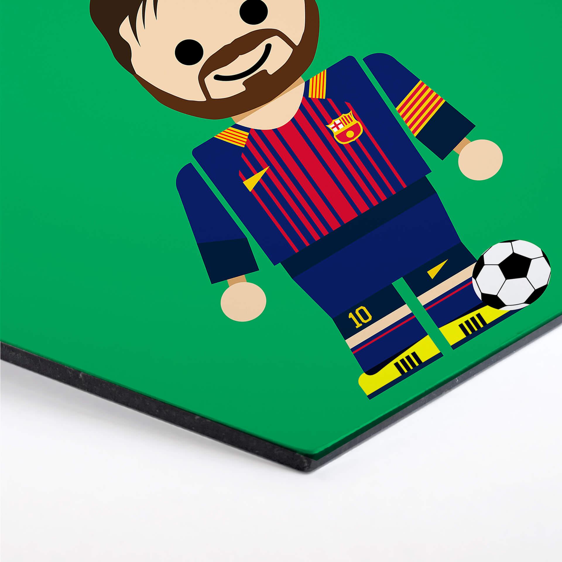Esagoni in Alu-dibond Gomes - Messi