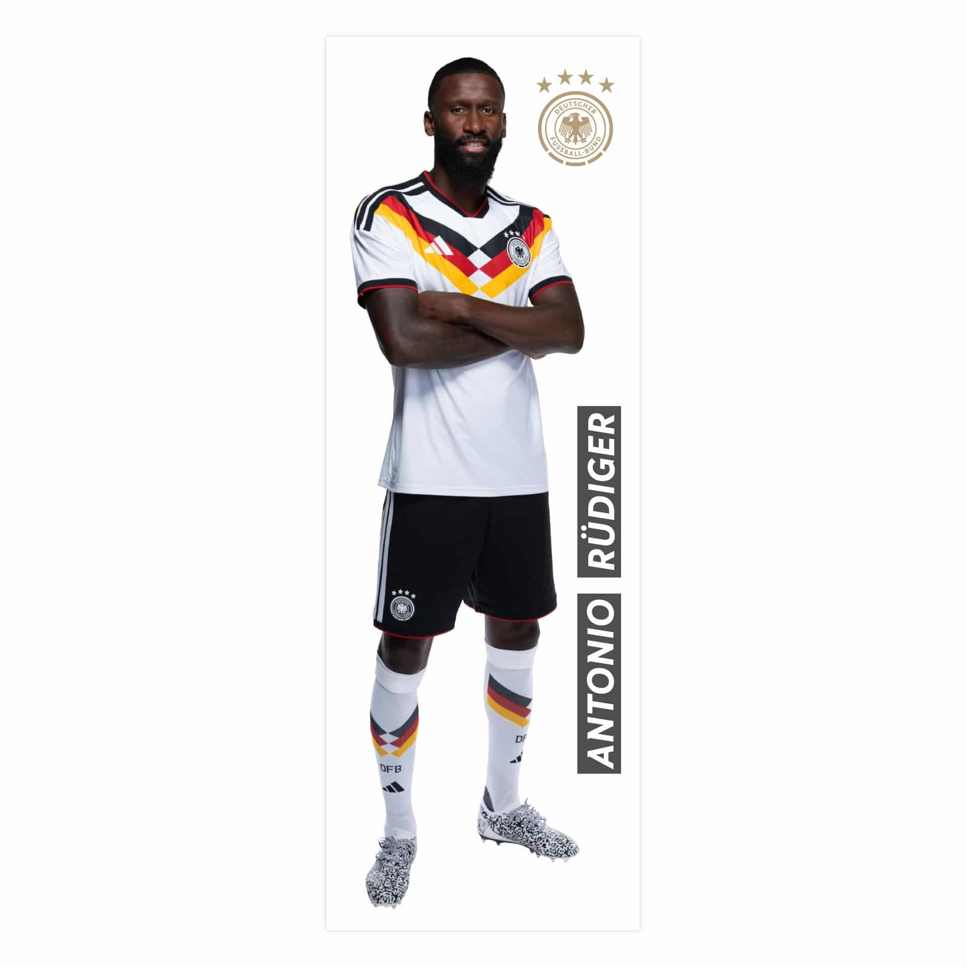 DFB Sticker WM 2026, Wandtattoo Antonio Rüdiger