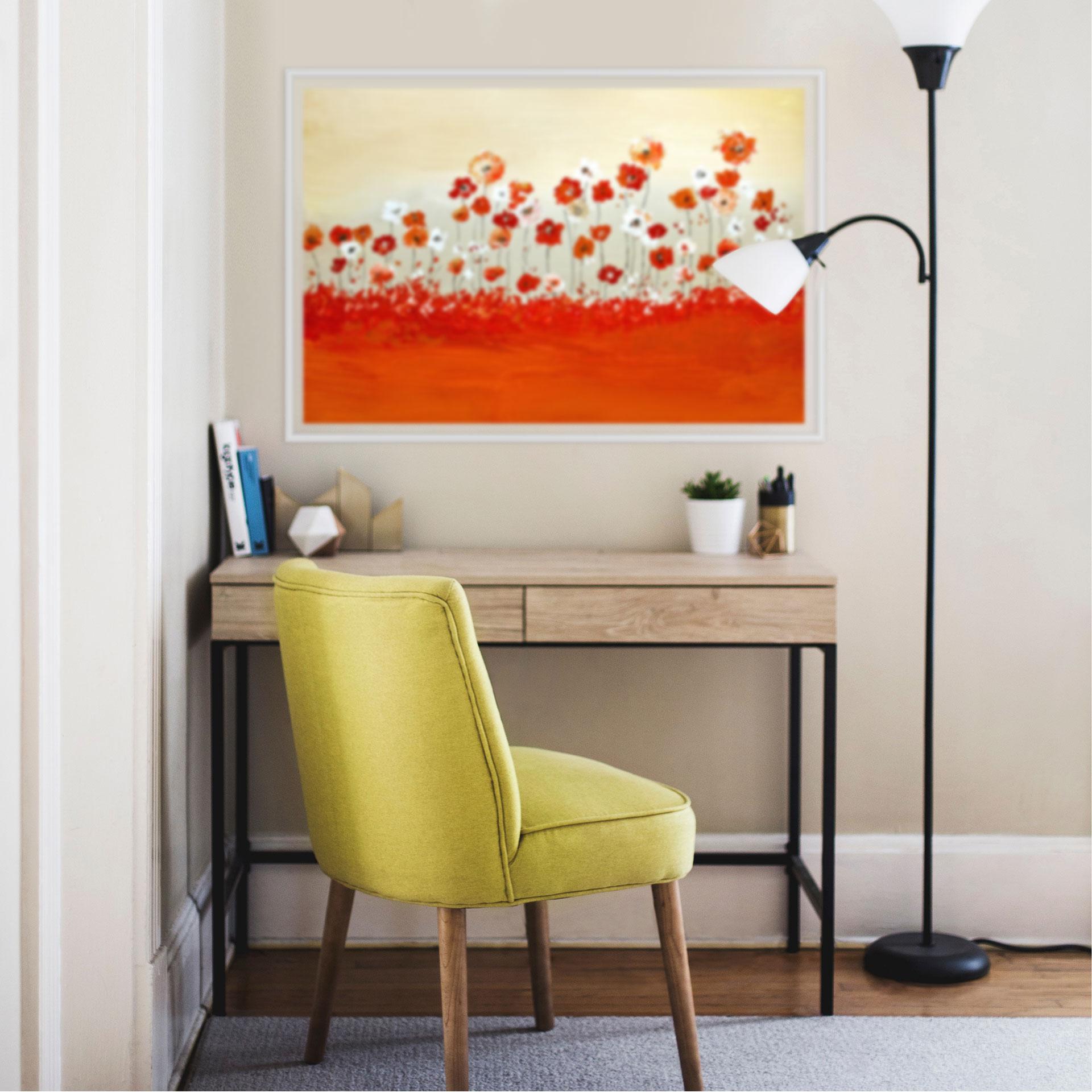 Wallprint Melz - Fröhliche Blumen