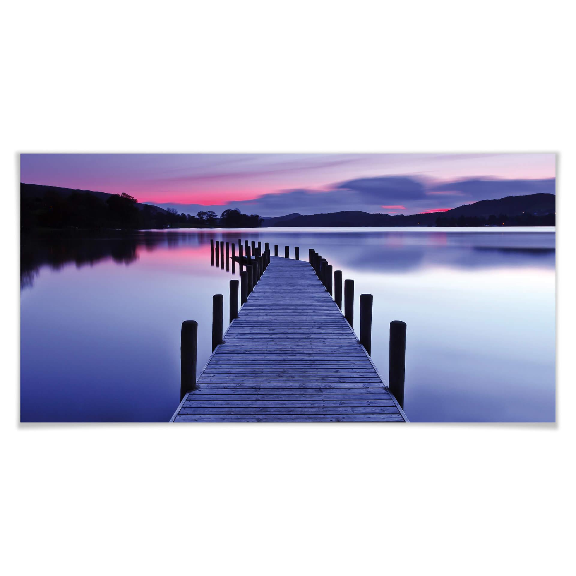 Póster Panorama del lago