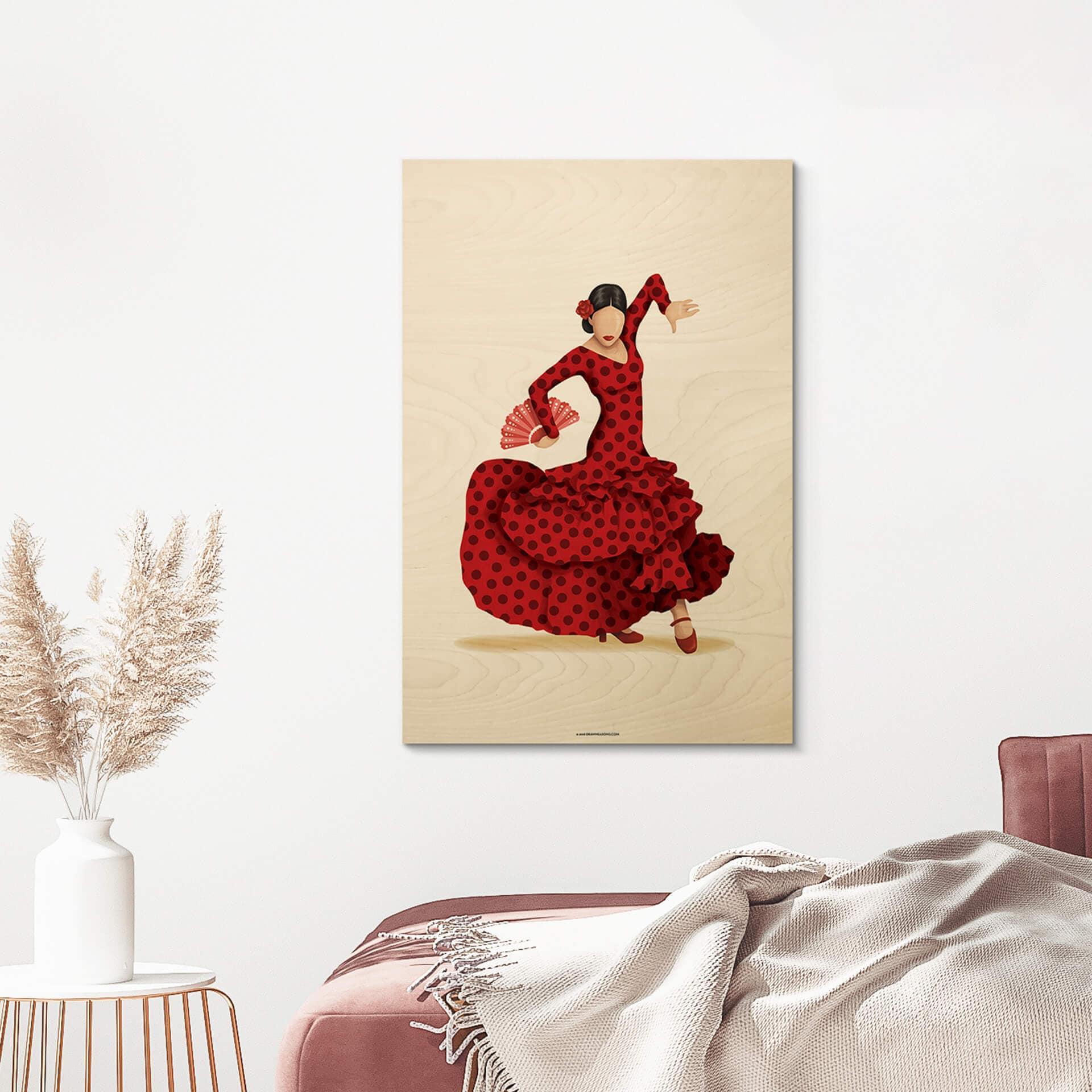 Tohmé Billede af træ - Flamenco
