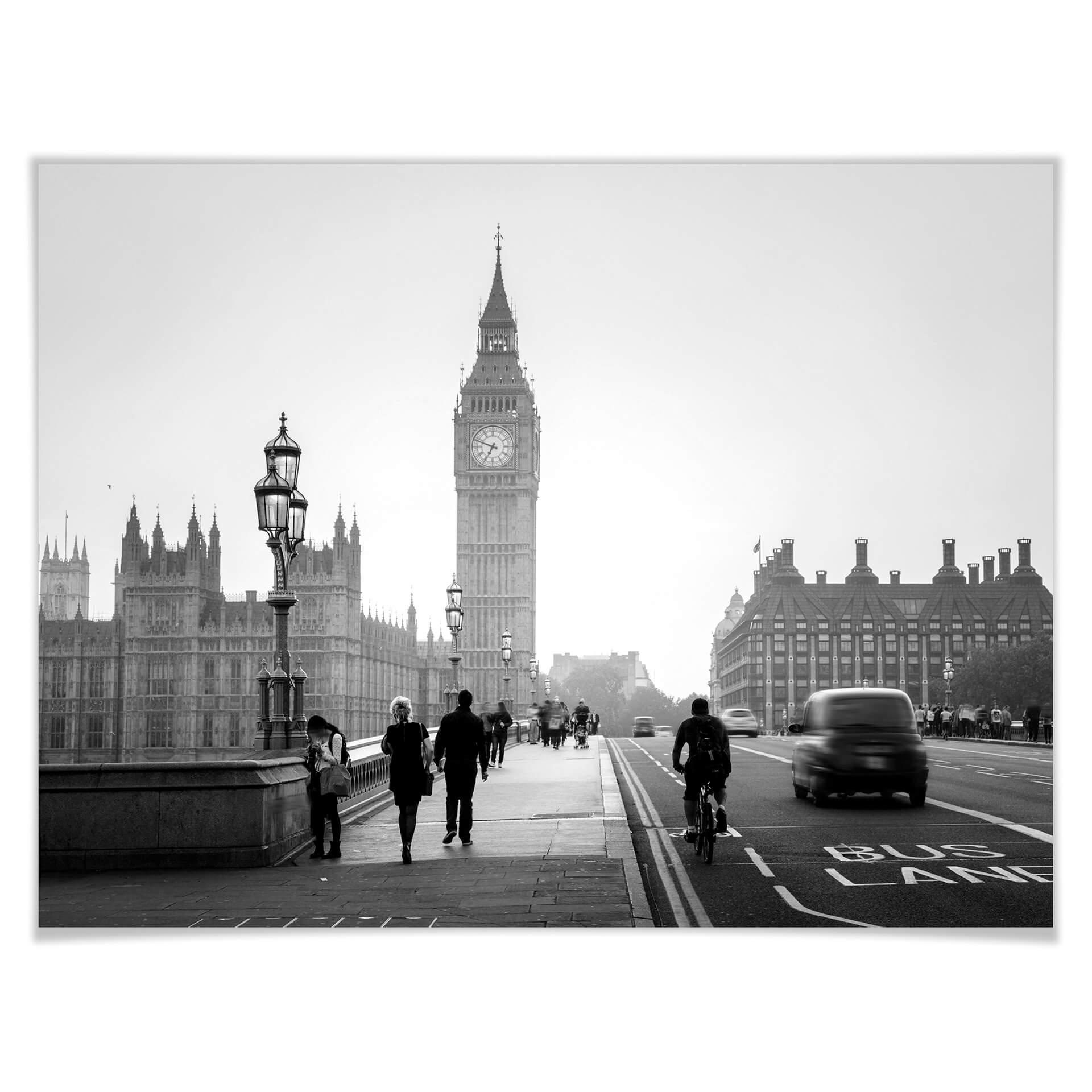 Plakat Big Ben w Londynie