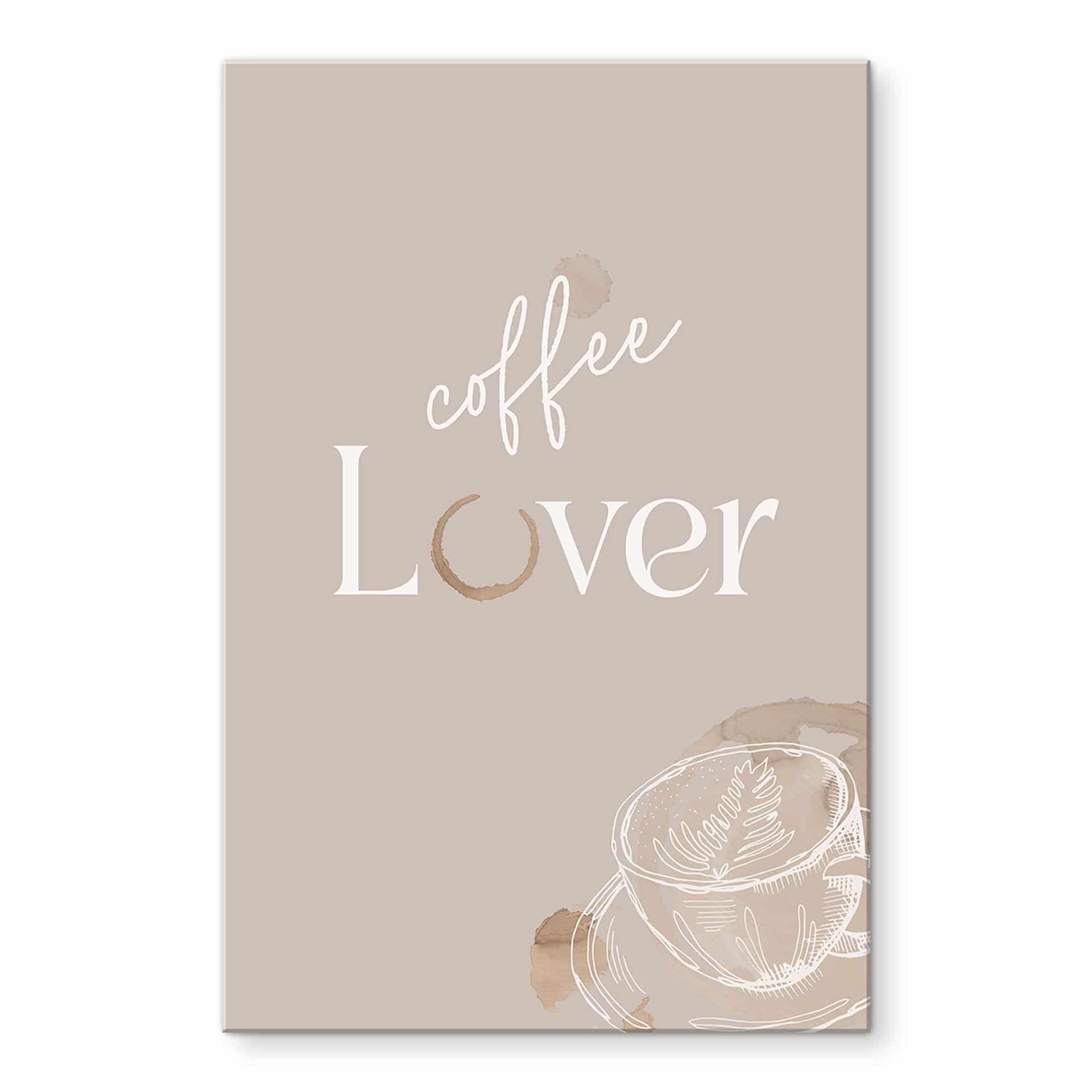 Akrylbillede Coffee Lover