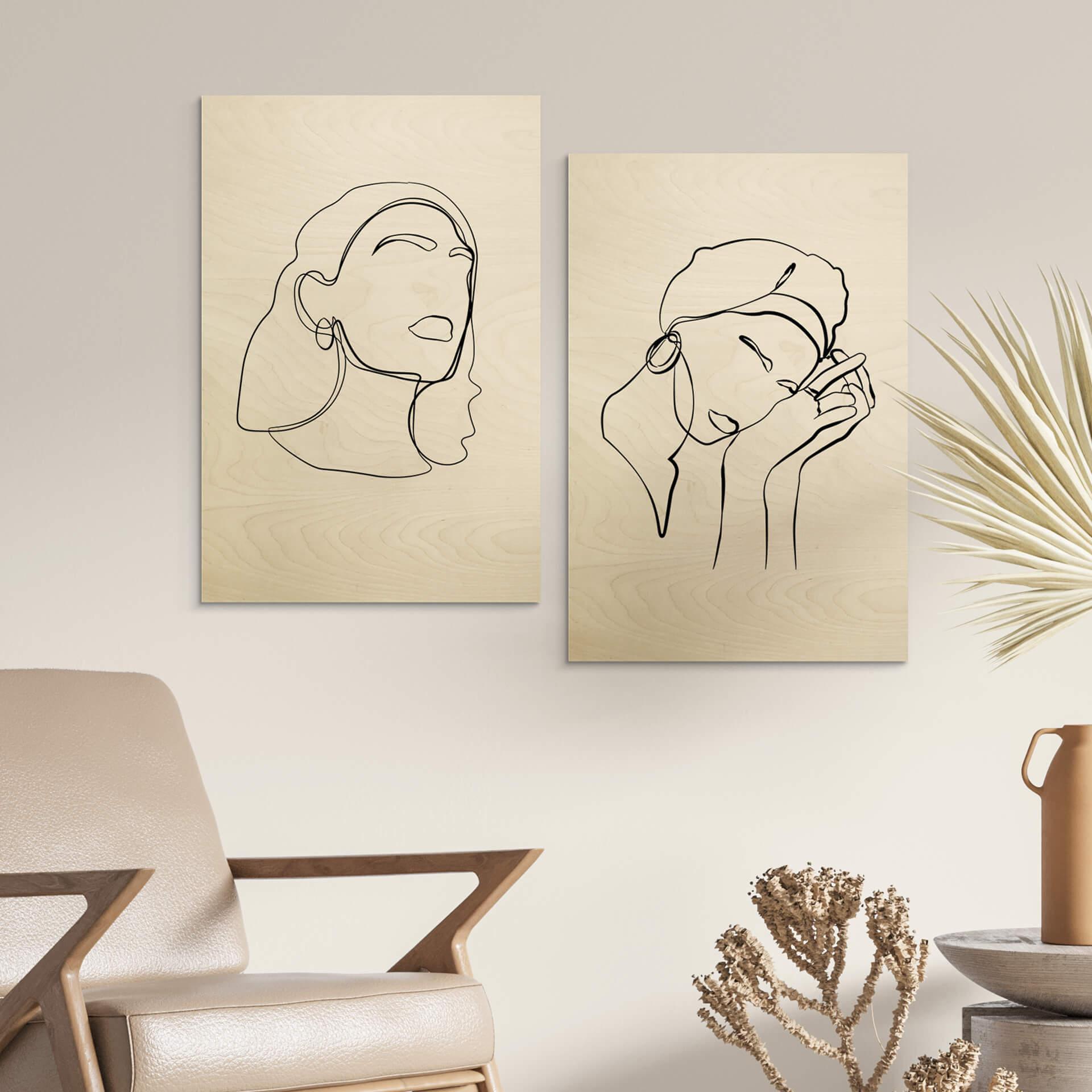 Billede af træ NKTN - Line Art - Følg dine drømme