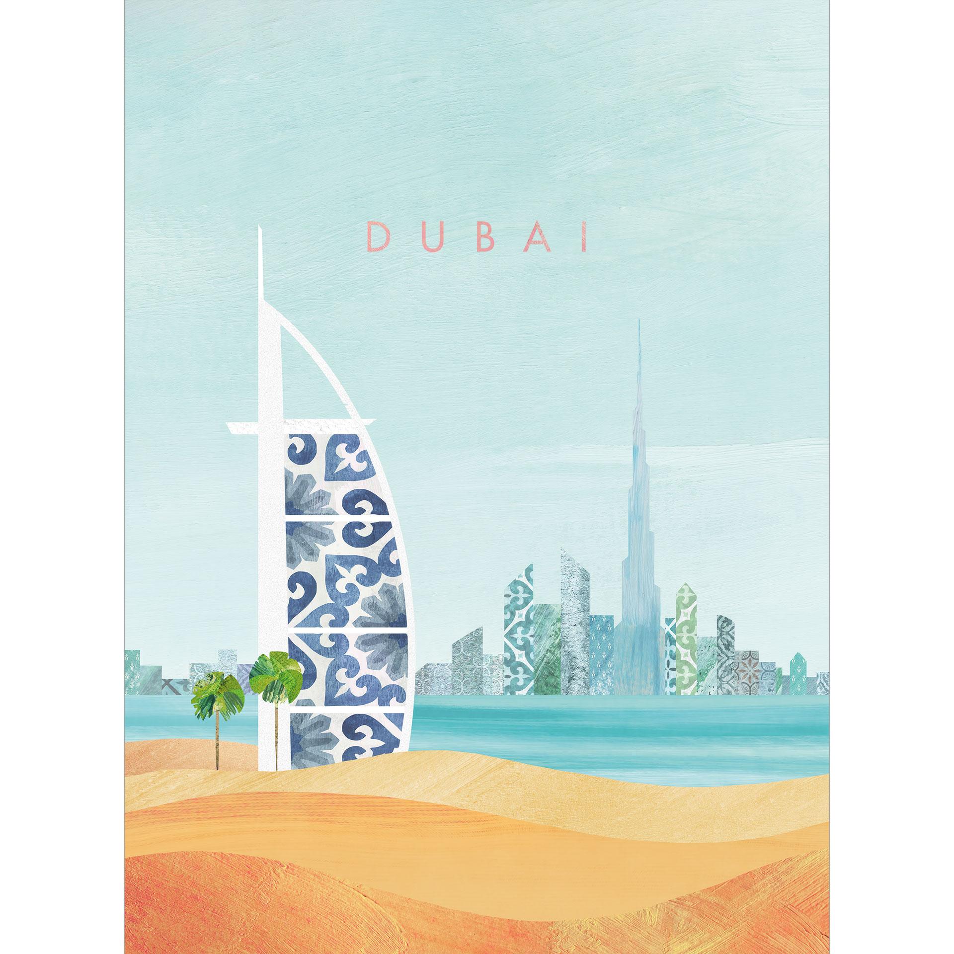 Fotobehang Dubai Strand - Burj Al Arab - Rivers