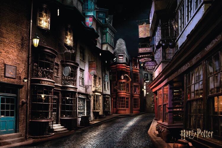 Filmplakat Harry Potter - Diagonalstræde, plakat (91,5 x 61 cm)