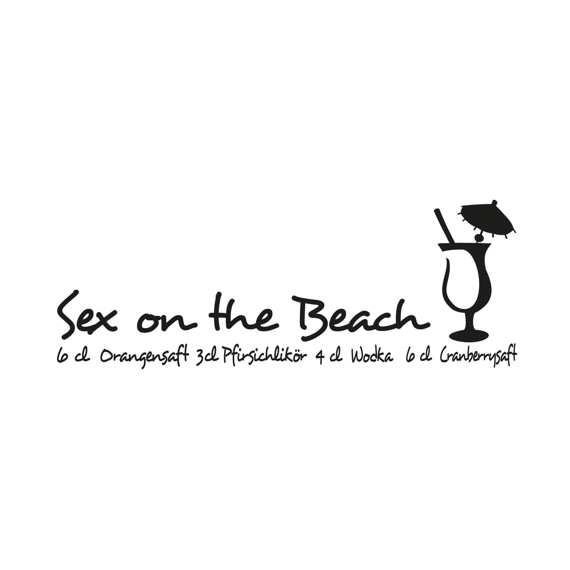 Wandtattoo Sex on the beach