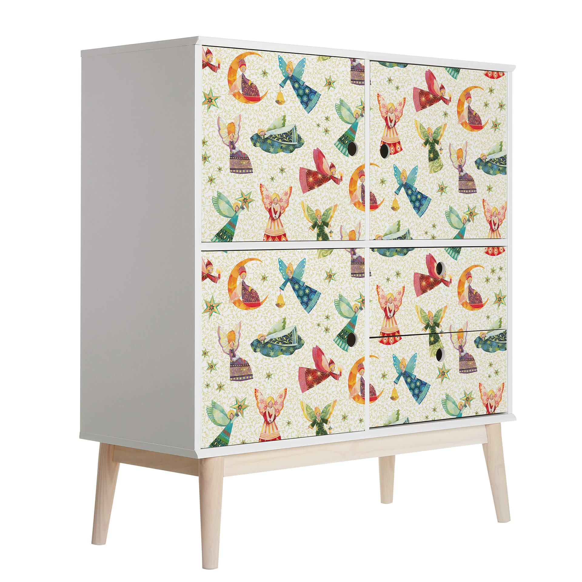 Vinilo adhesivo muebles Blanz - Ángeles luminosos