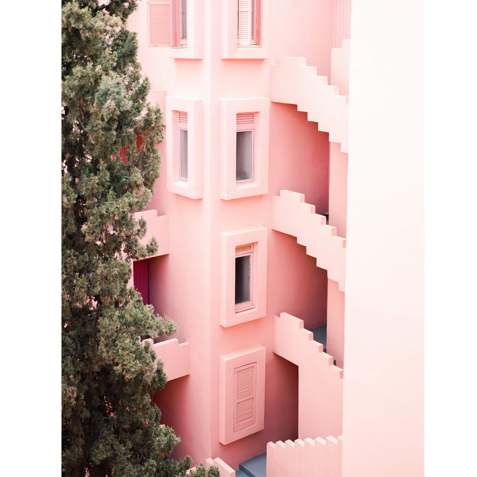 Fotobehang Zwart - Mediterranean Architecture