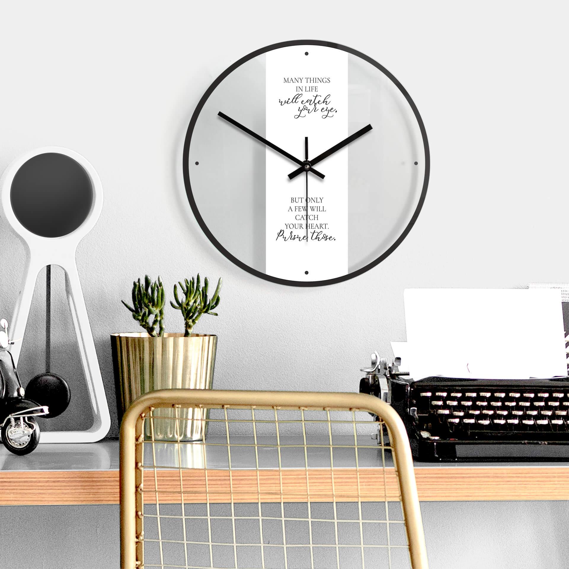 Orologio in vetro - Many things in life