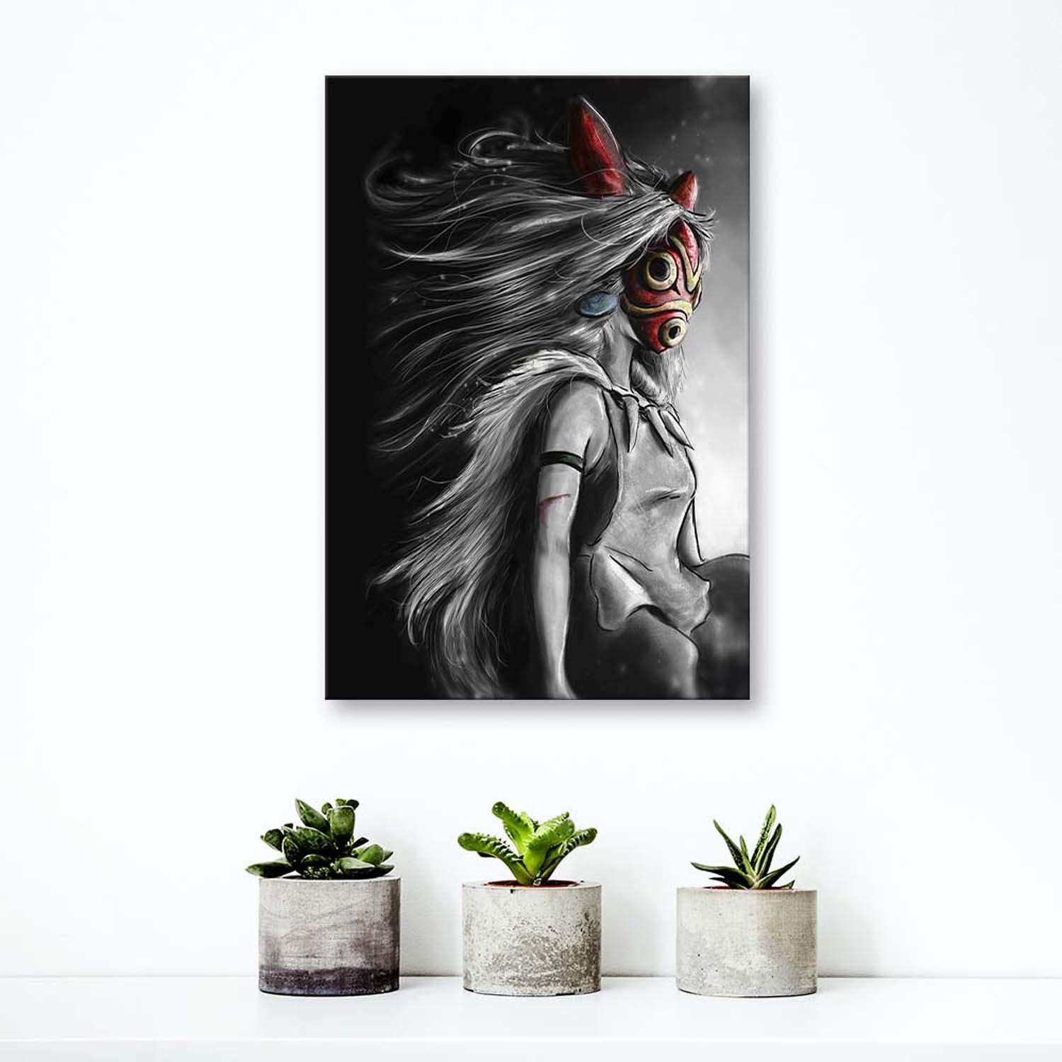 Canvasbillede, Prinsesse Mononoke