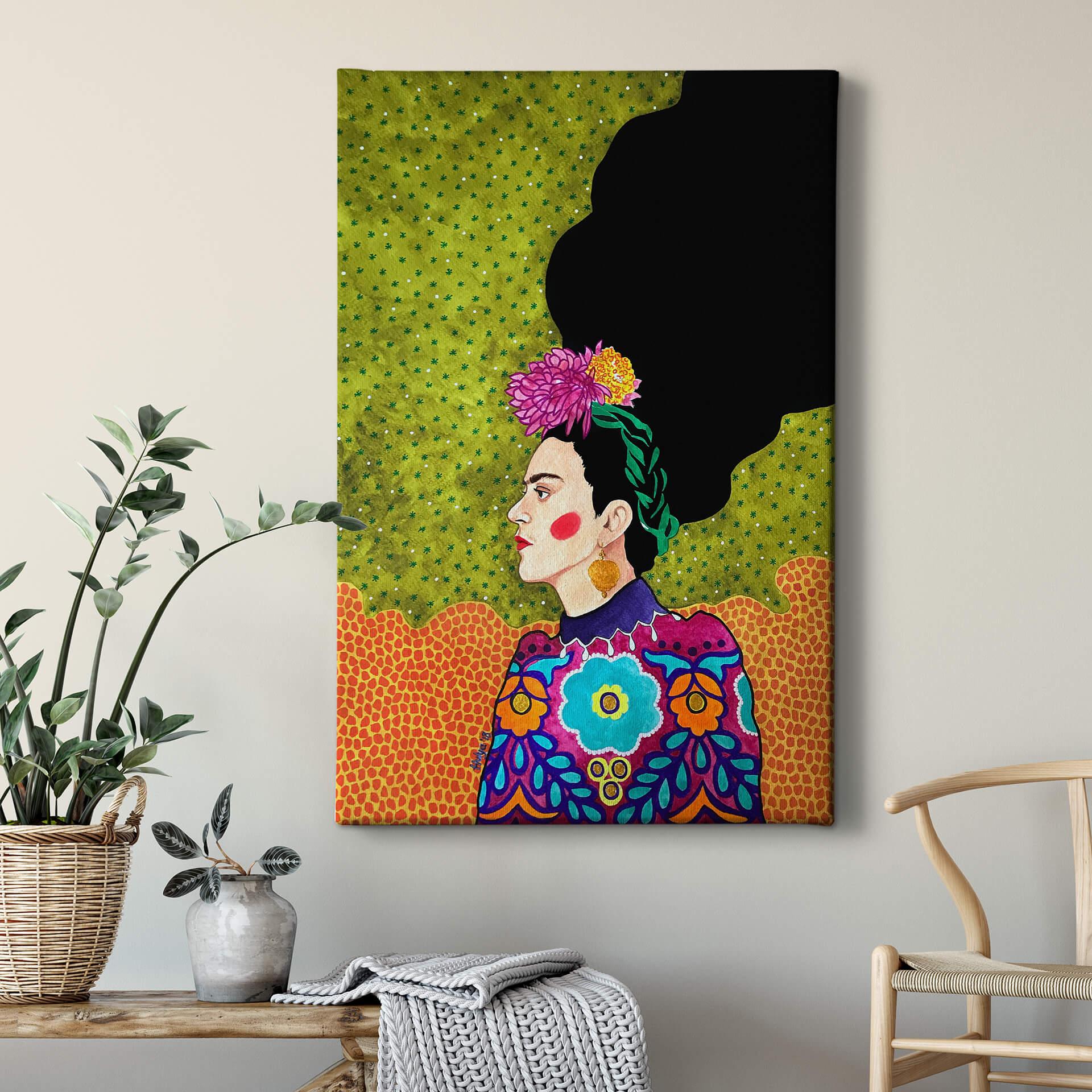 Obraz na płótnie Hülya - Frida w portrecie