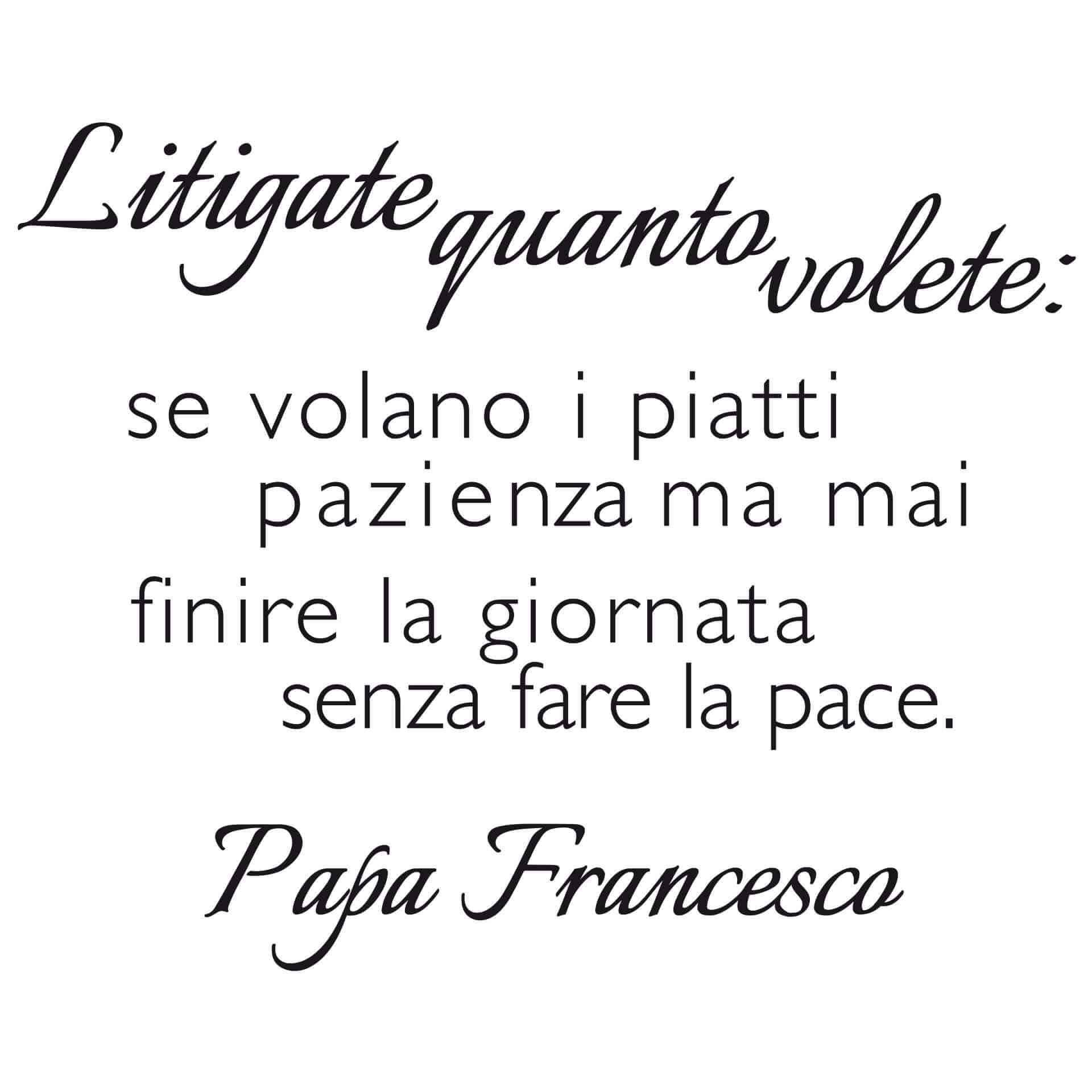 Litigate quanto volete...
