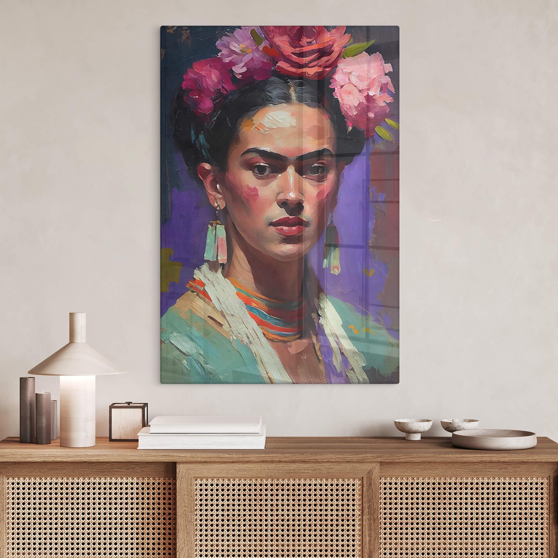 Glasbillede - Treechild - Portrait of Frida