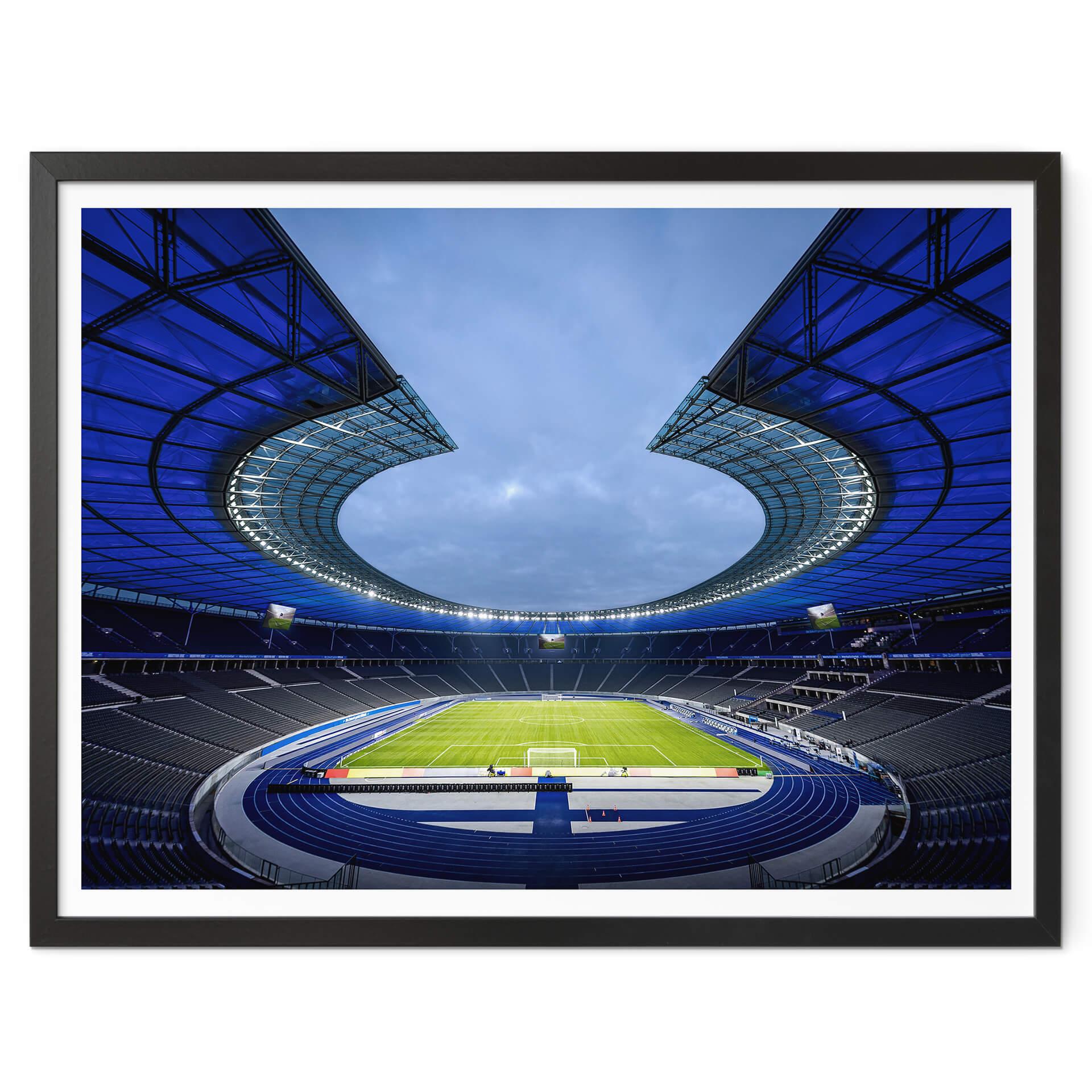 Póster Hertha BSC Estadio Olímpico Azul