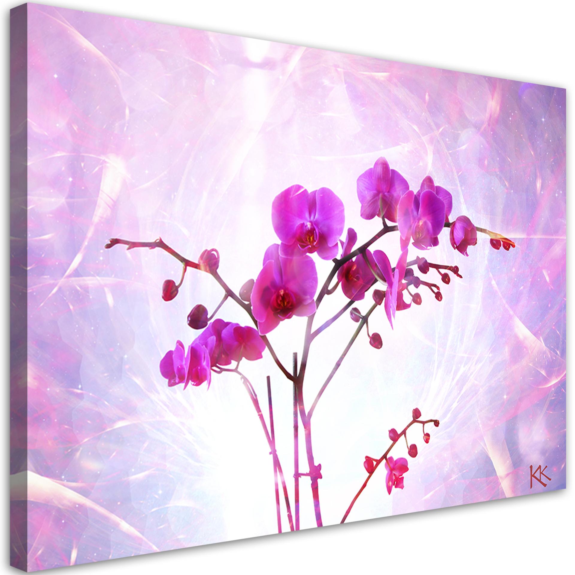 Canvasbillede, Orkidéblomster Zen Spa
