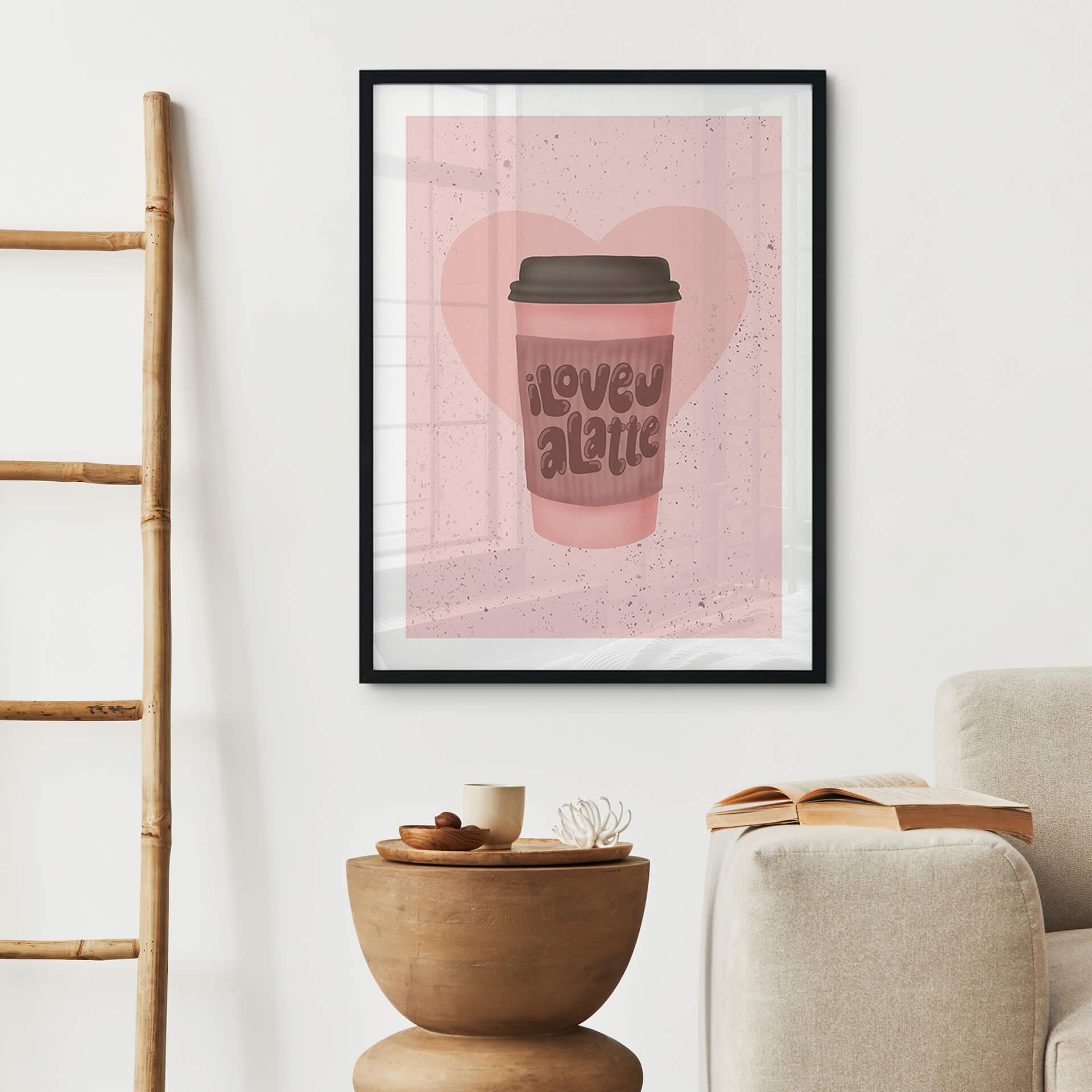 Plakat Eleonora - Love you a Latte