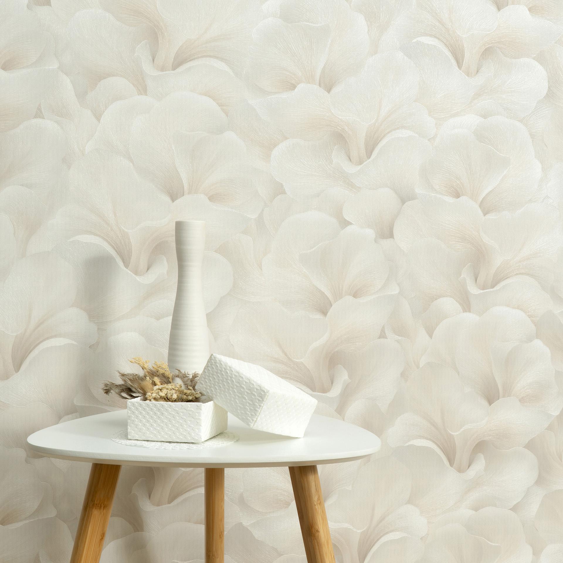 Guido Maria Kretschmer blomstermotiv tapet Floral Glow Fashion for Walls 5 beige