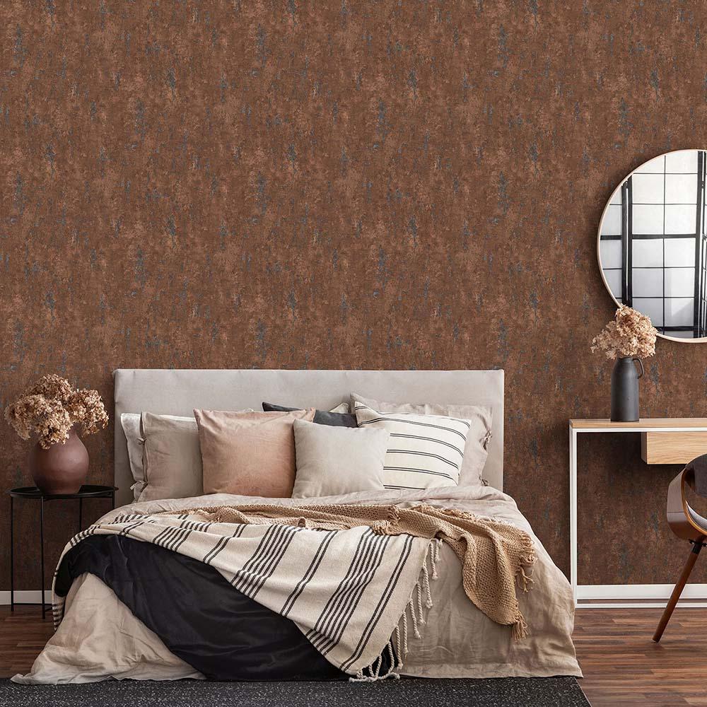 Metaloptisk tapet, metaltapet Fashion for Walls 4 af Guido Maria Kretschmer bronze