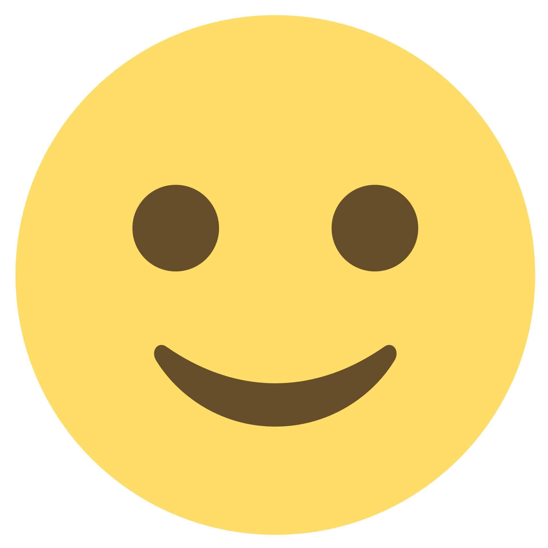 Wandtattoo Emoji Smiling Face