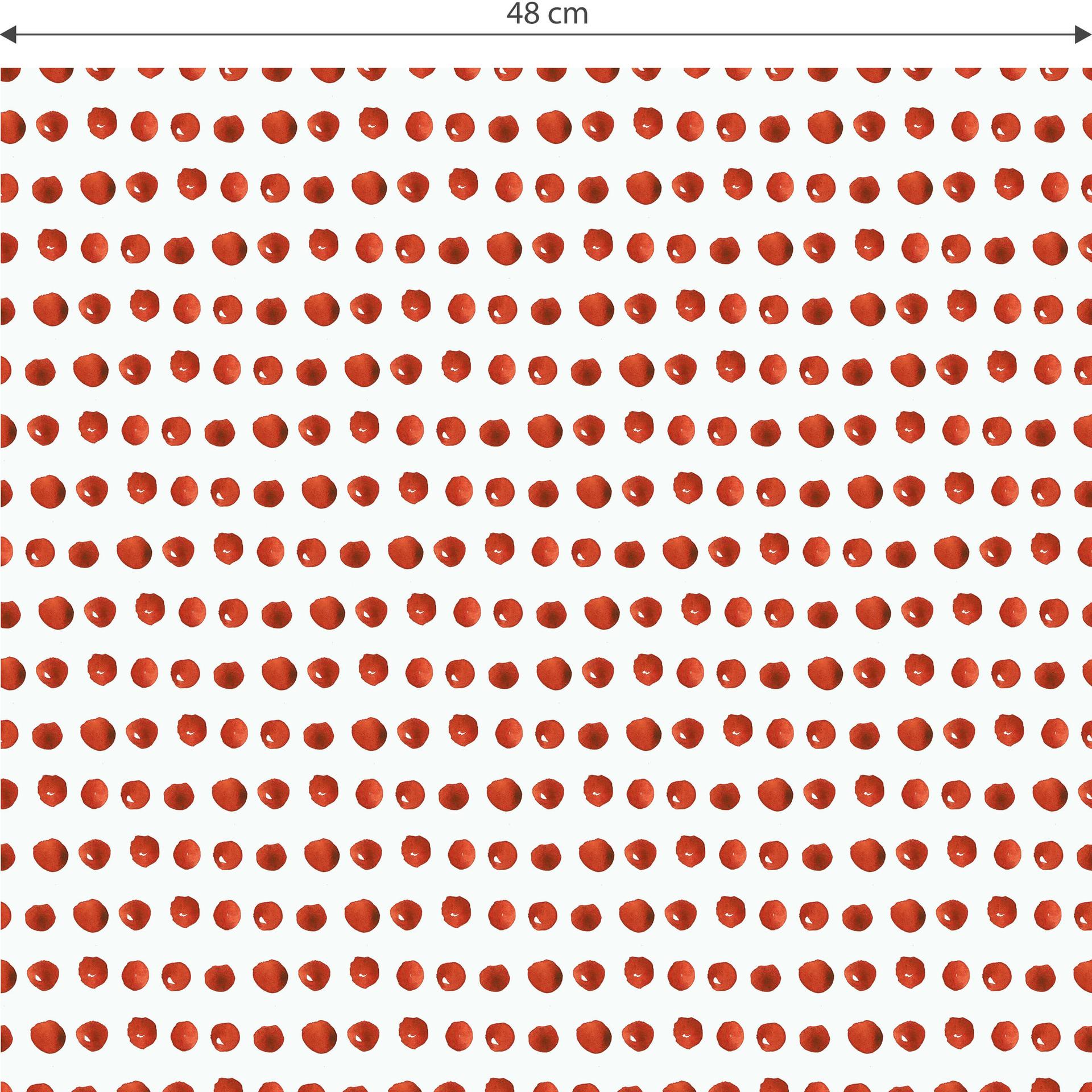 Patroonbehang – Aquarel Dots 01 – rood