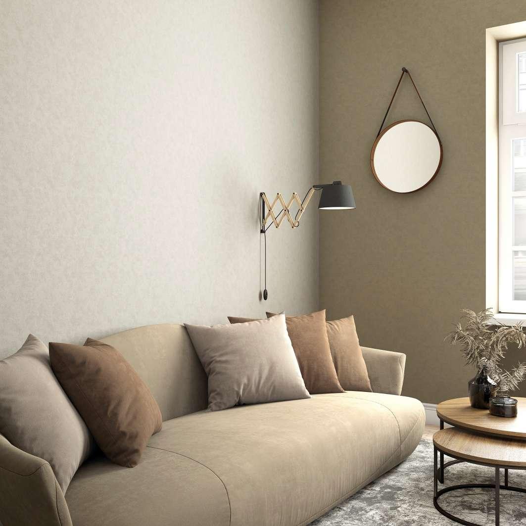 Almindeligt tapet, non-woven tapet Nuancer af grå, beige