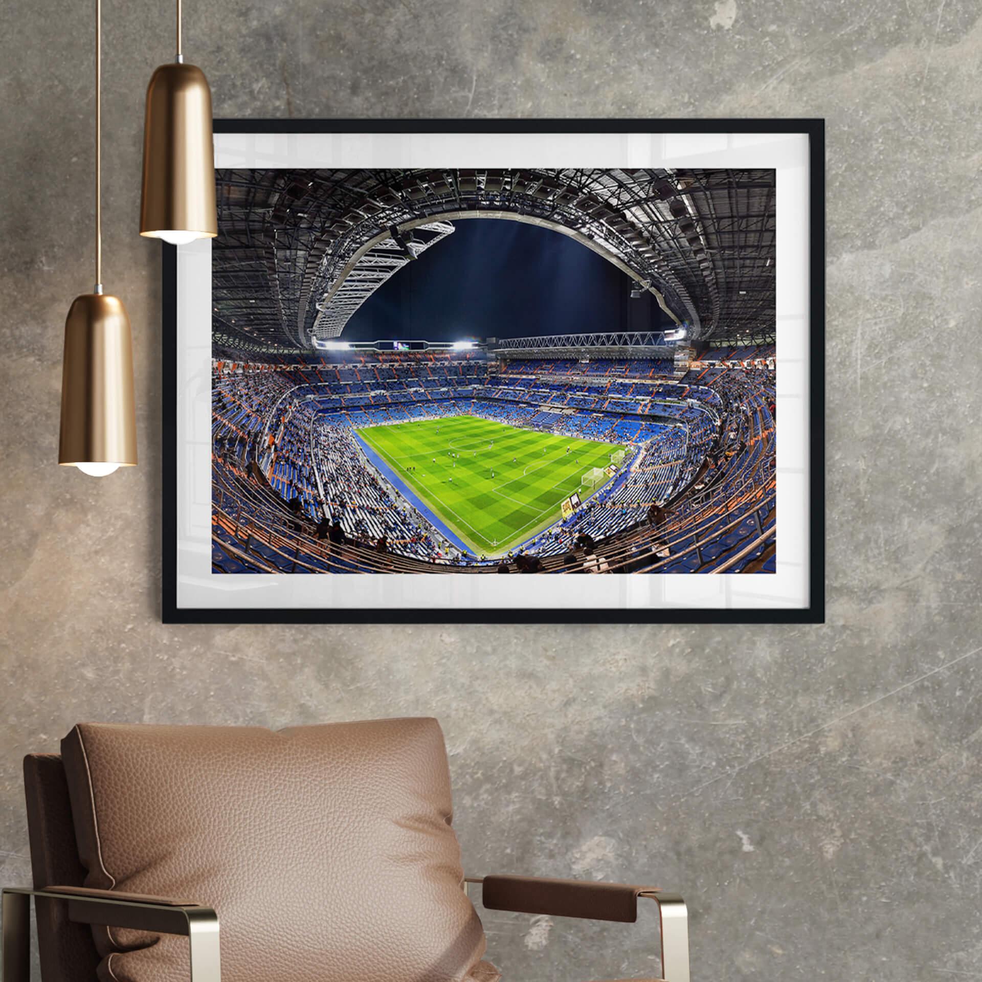 Póster García - Estadio Santiago Bernabéu