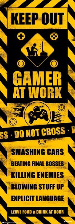 Filmplakat Gamer at Work, plakat (53 x 158 cm)