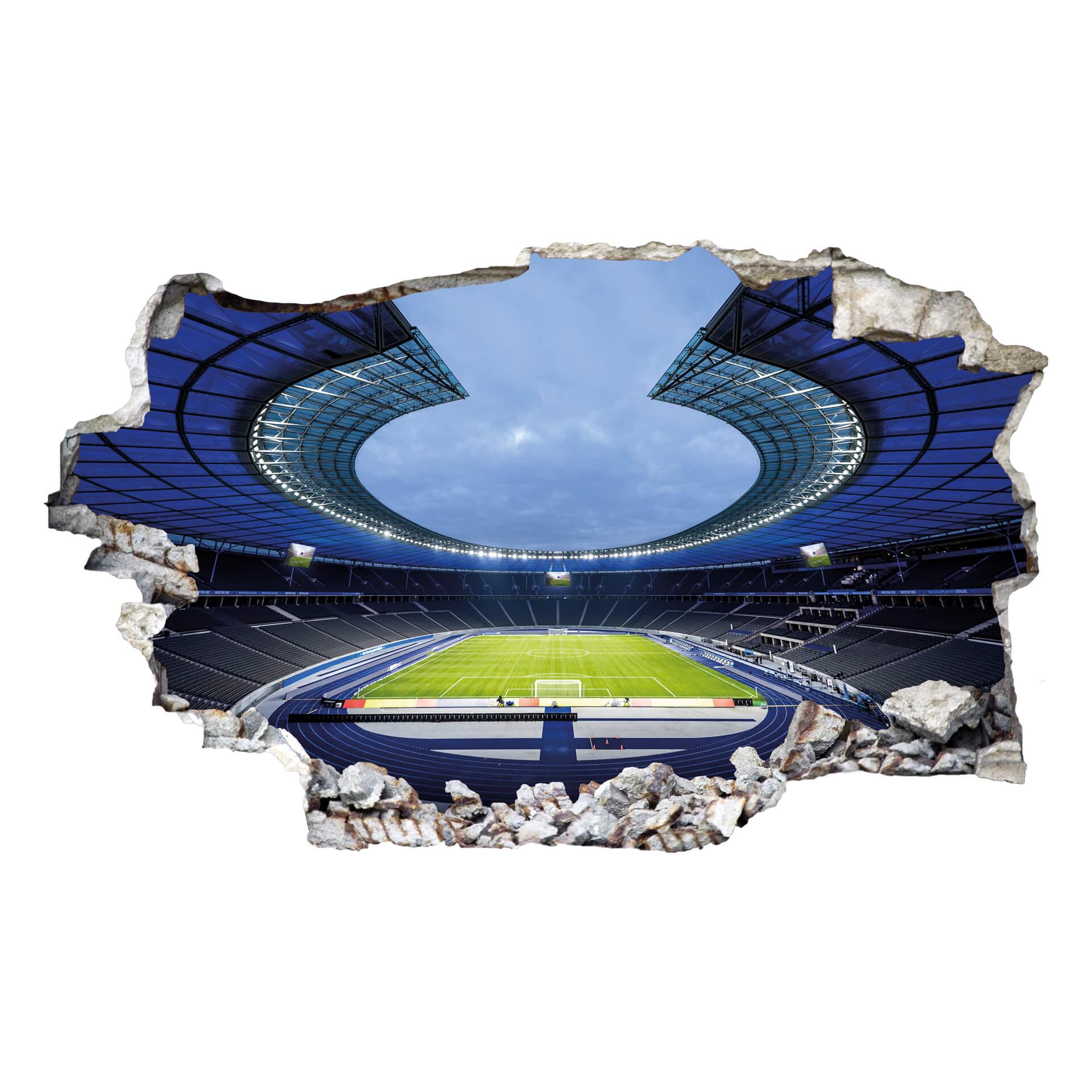 3D Wandtattoo Hertha BSC Blaues Olympiastadion