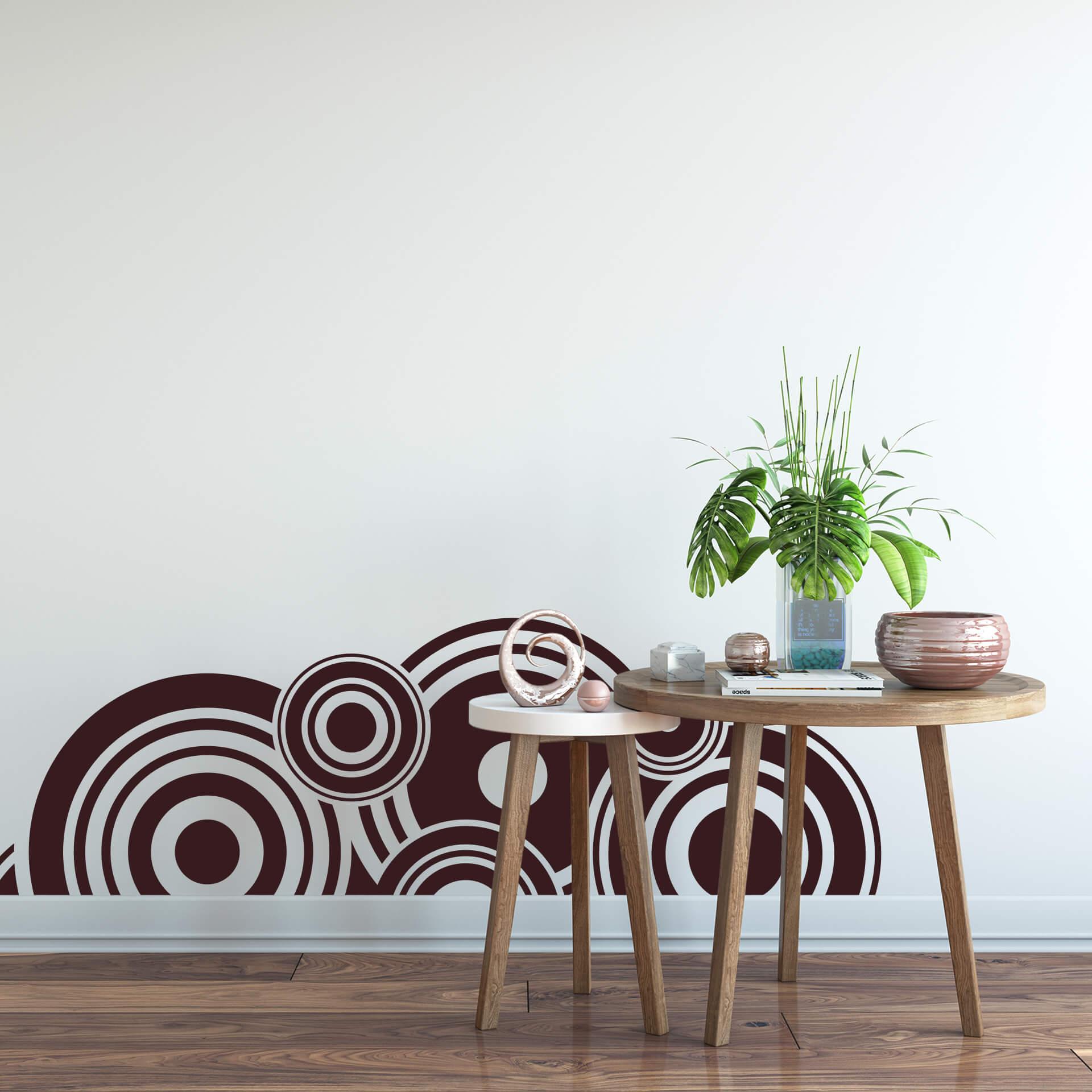 Wandtattoo Retro Bogen