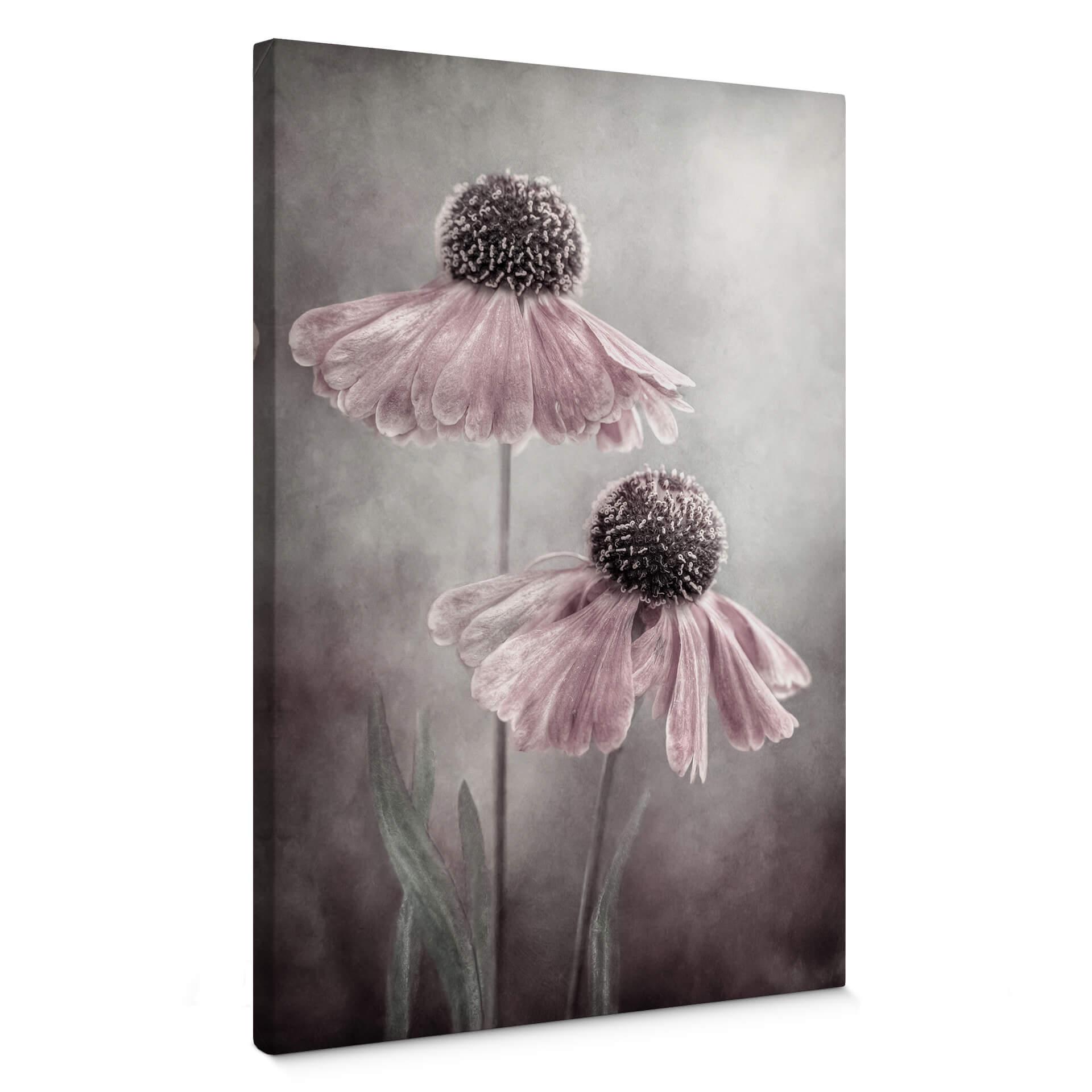 Canvasbillede - Disher - Flower Duet
