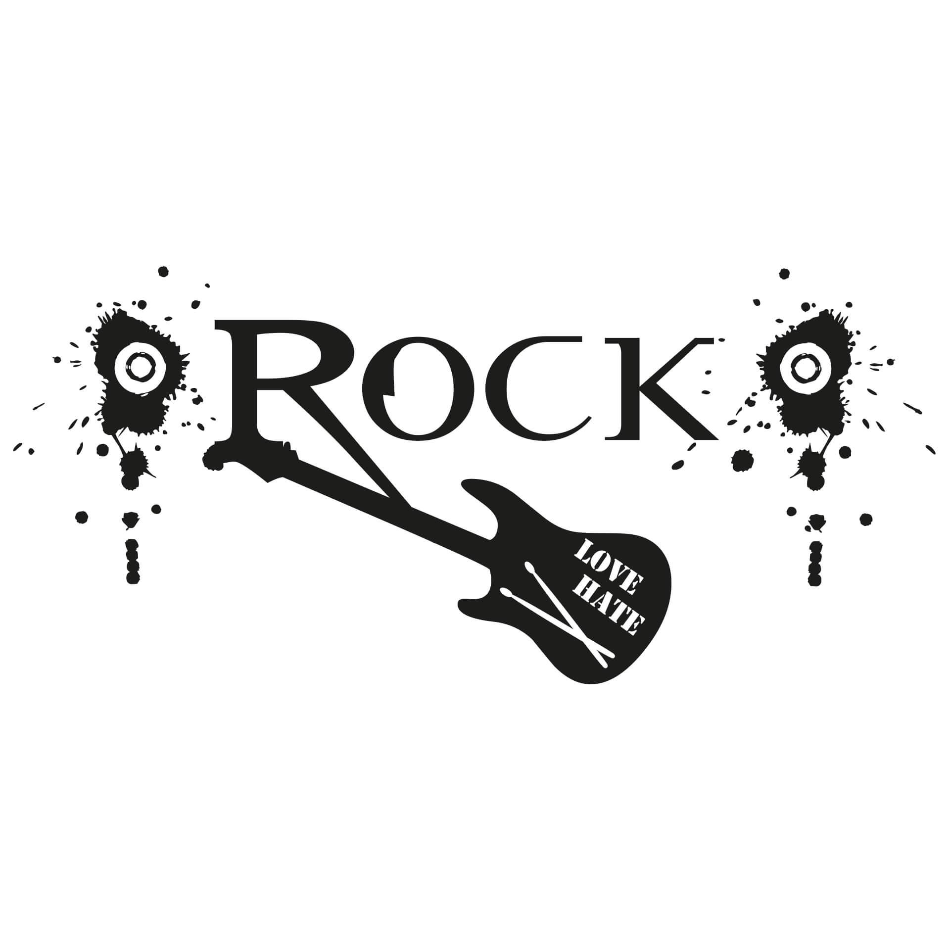 Wandtattoo Rock