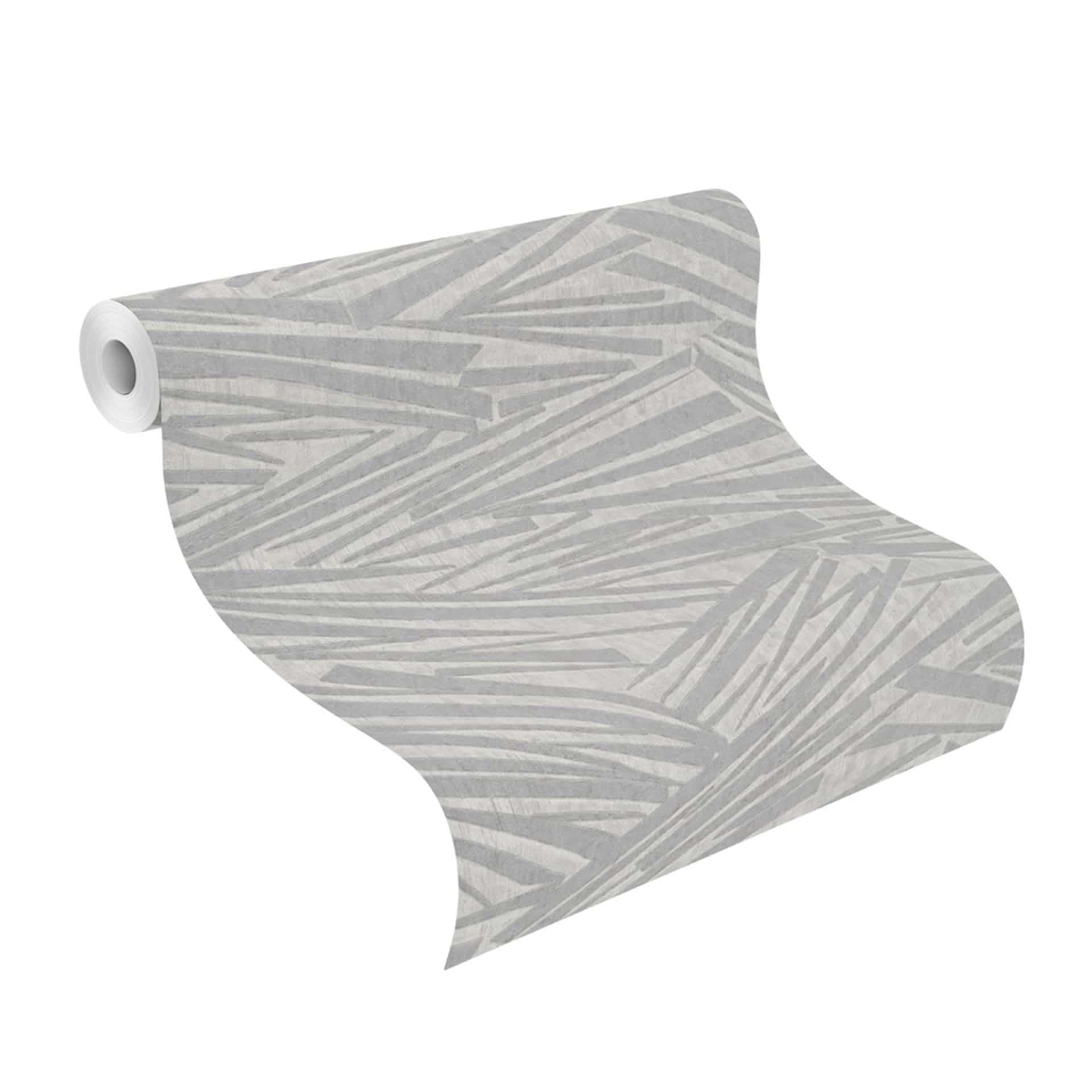 stribet tapet, non-woven tapet Sky Lounge sølv metallic 10,00x1,06 m