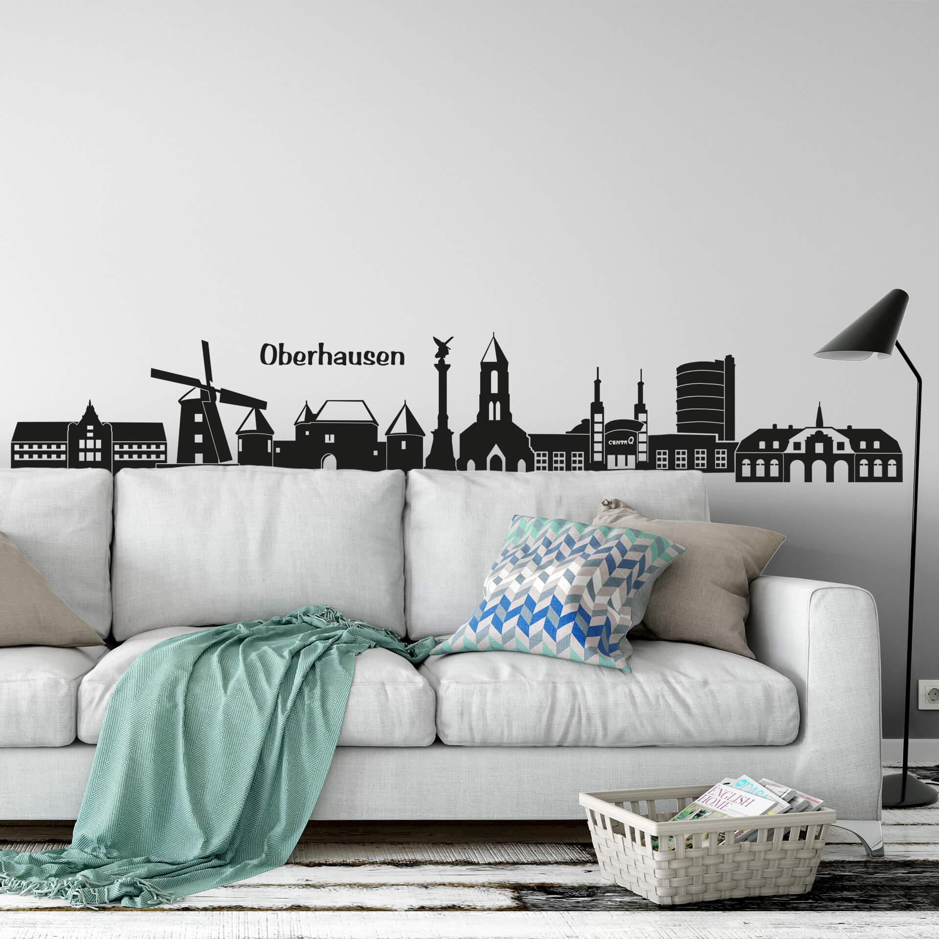 Wandtattoo Oberhausen Skyline