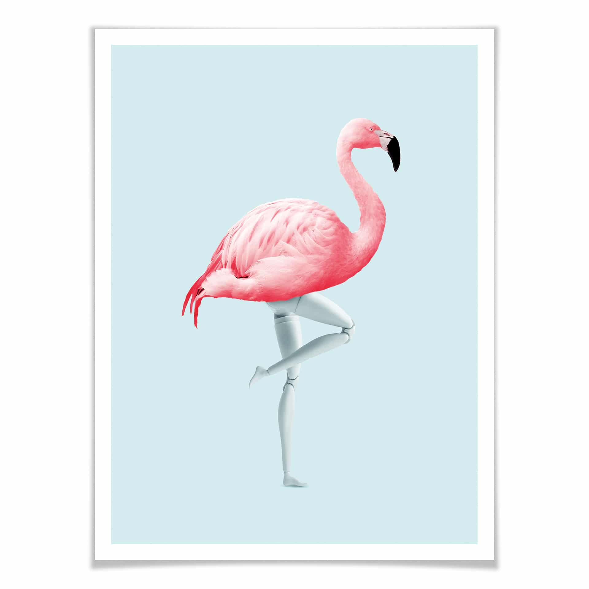 Póster Suelto - Maniquí Flamingo
