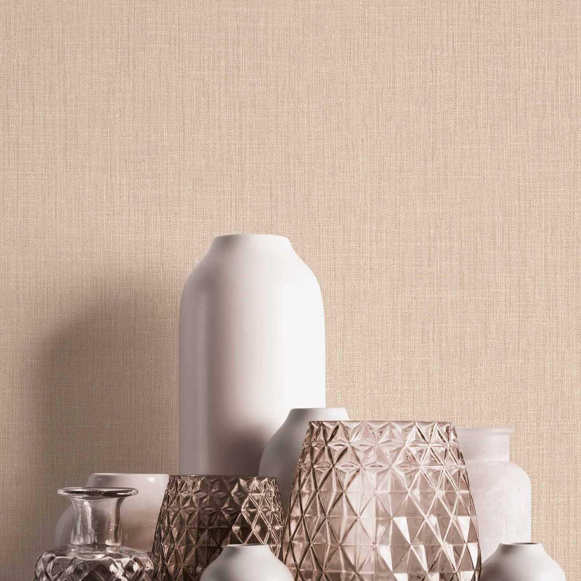 Daniel Hechter Papier peint uni Beige
