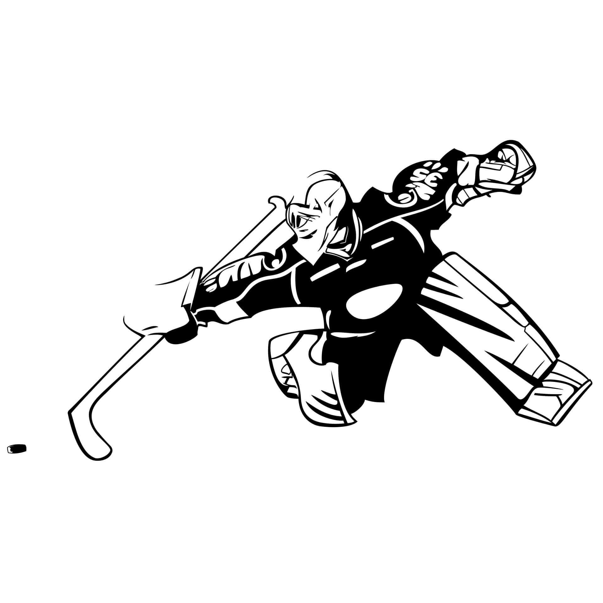 Wandtattoo Eishockey 04