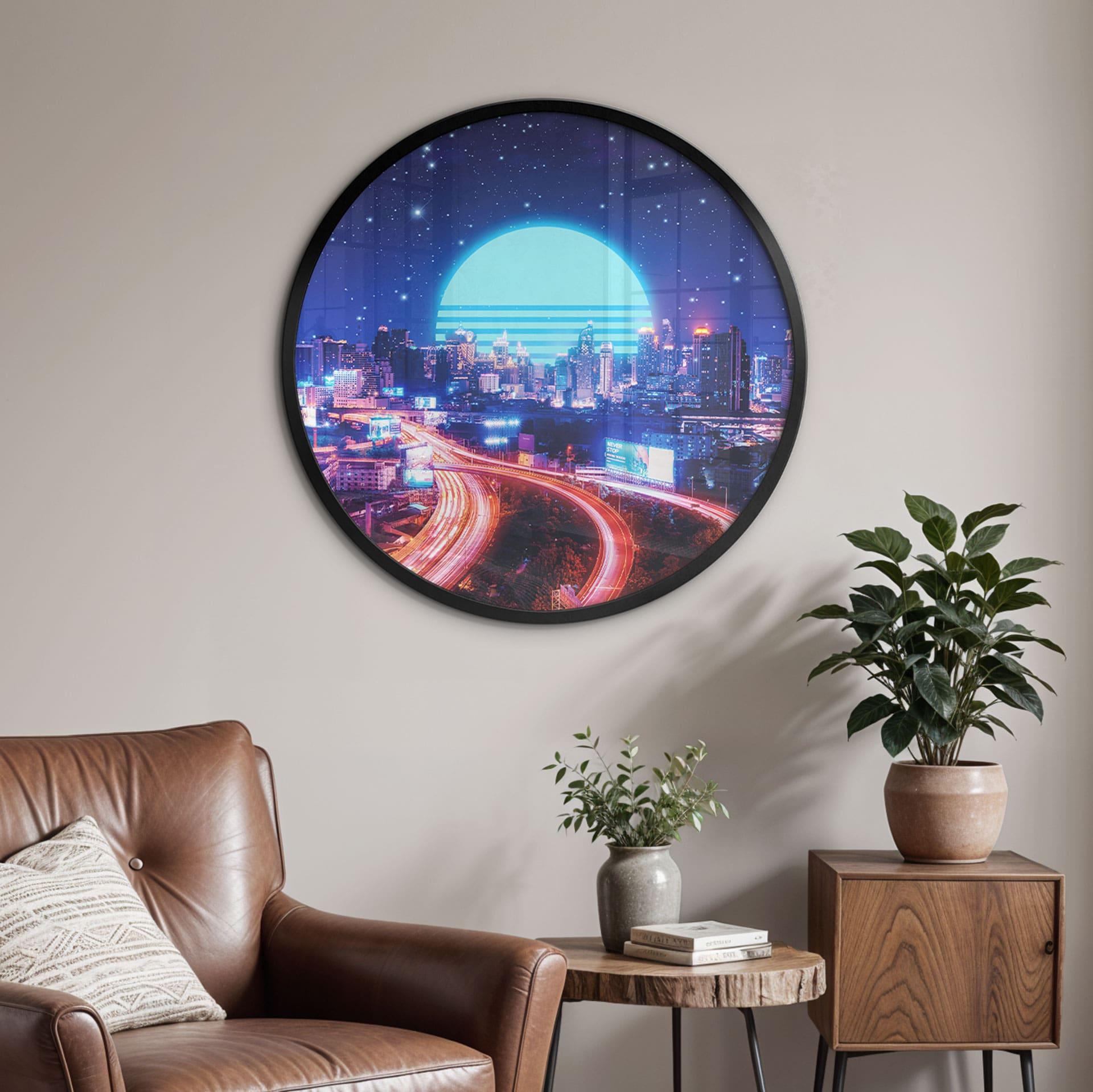 Póster Cyber City Bangkok - Takkar - Redondo