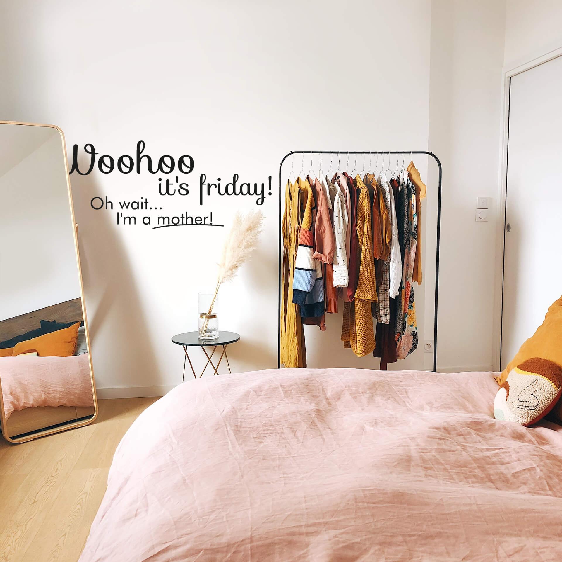 Wallsticker - Woohoo it´s Friday!
