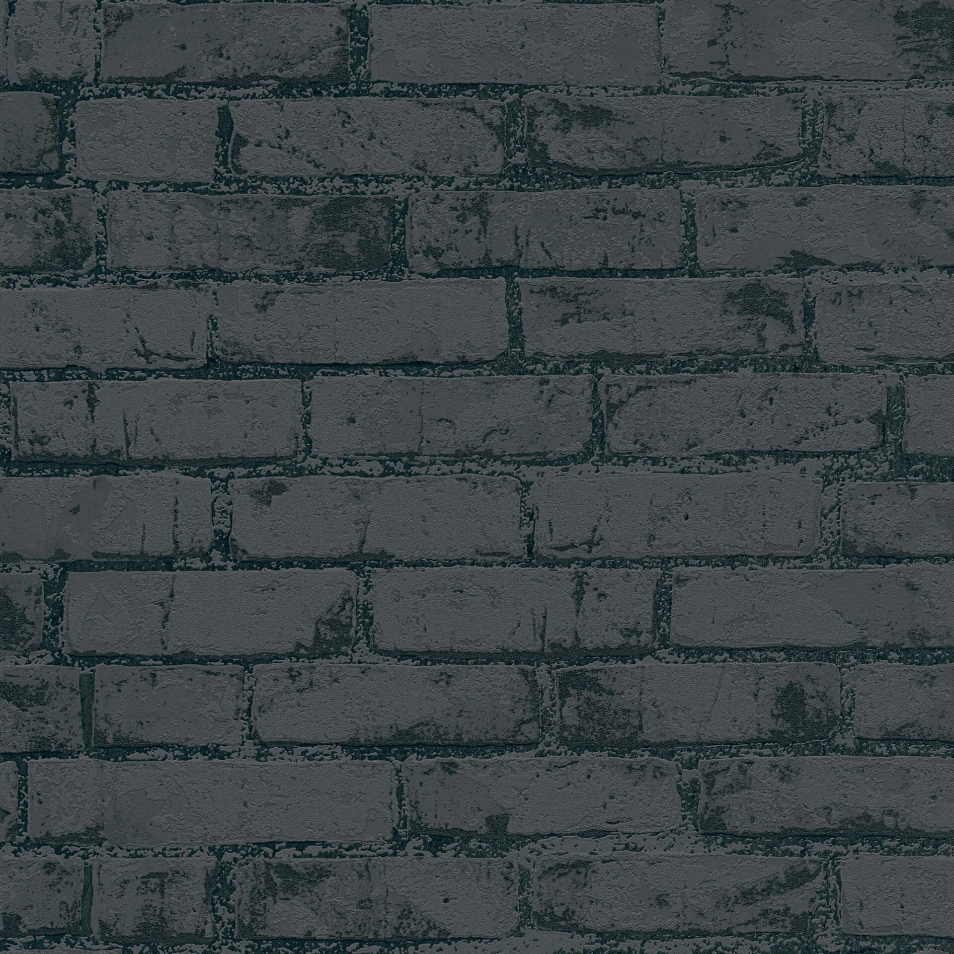 A.S. Création behang Best of Wood`n Stone 2nd Edition metallic, zwart