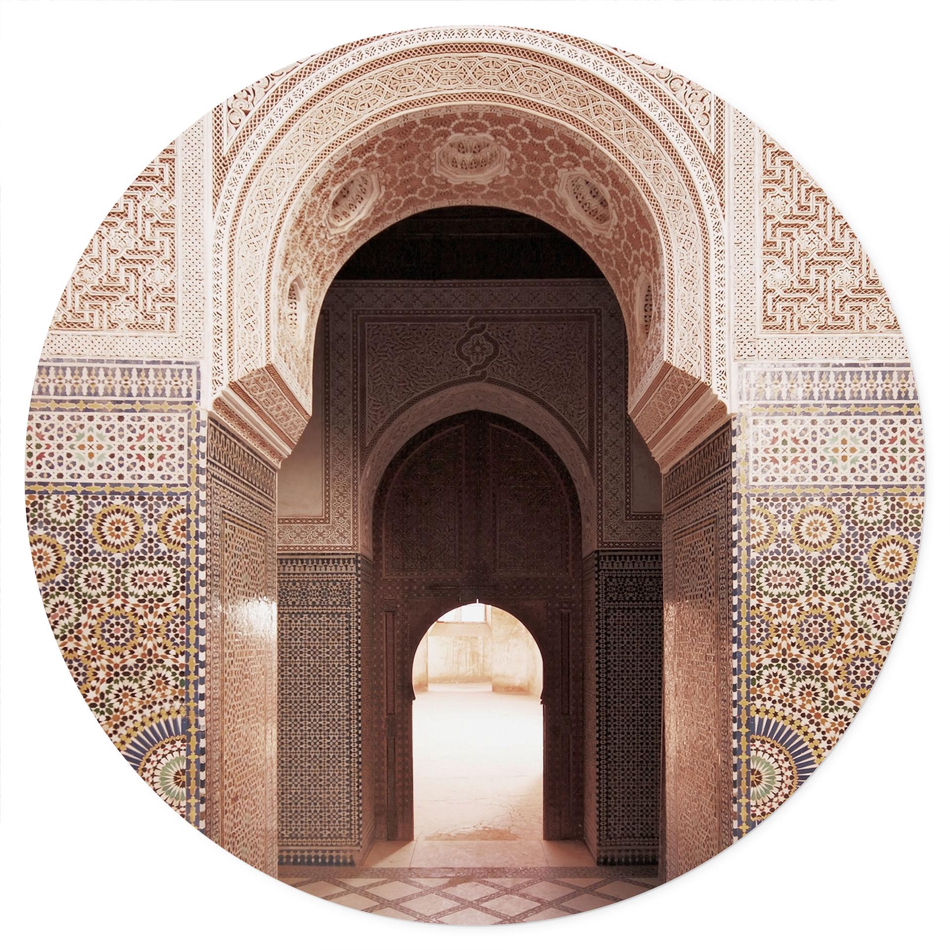 Vinilo decorativo Puerta oriental con mosaicos - Sisi & Seb - Redondo