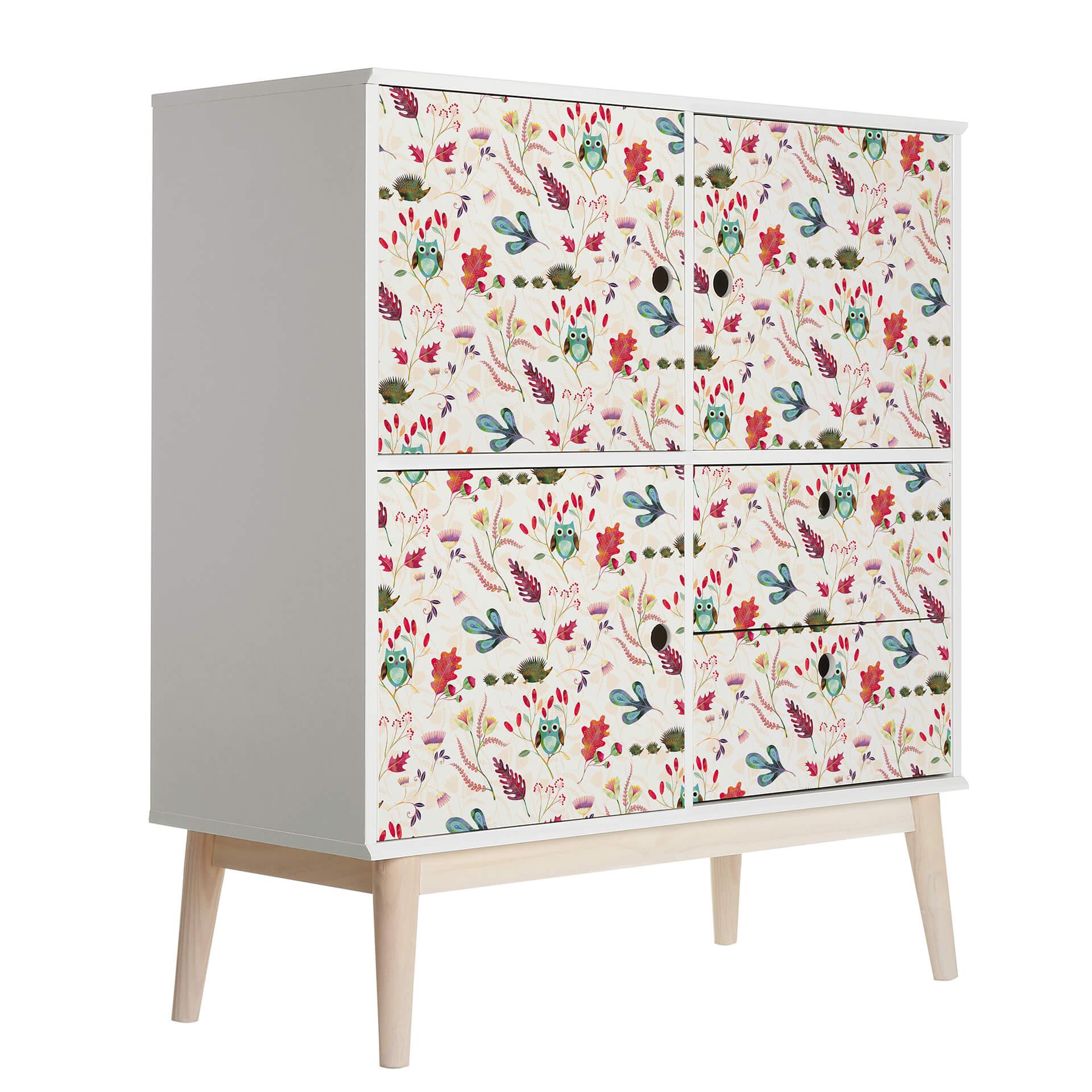 Vinilo adhesivo muebles Blanz - Bosque encantado